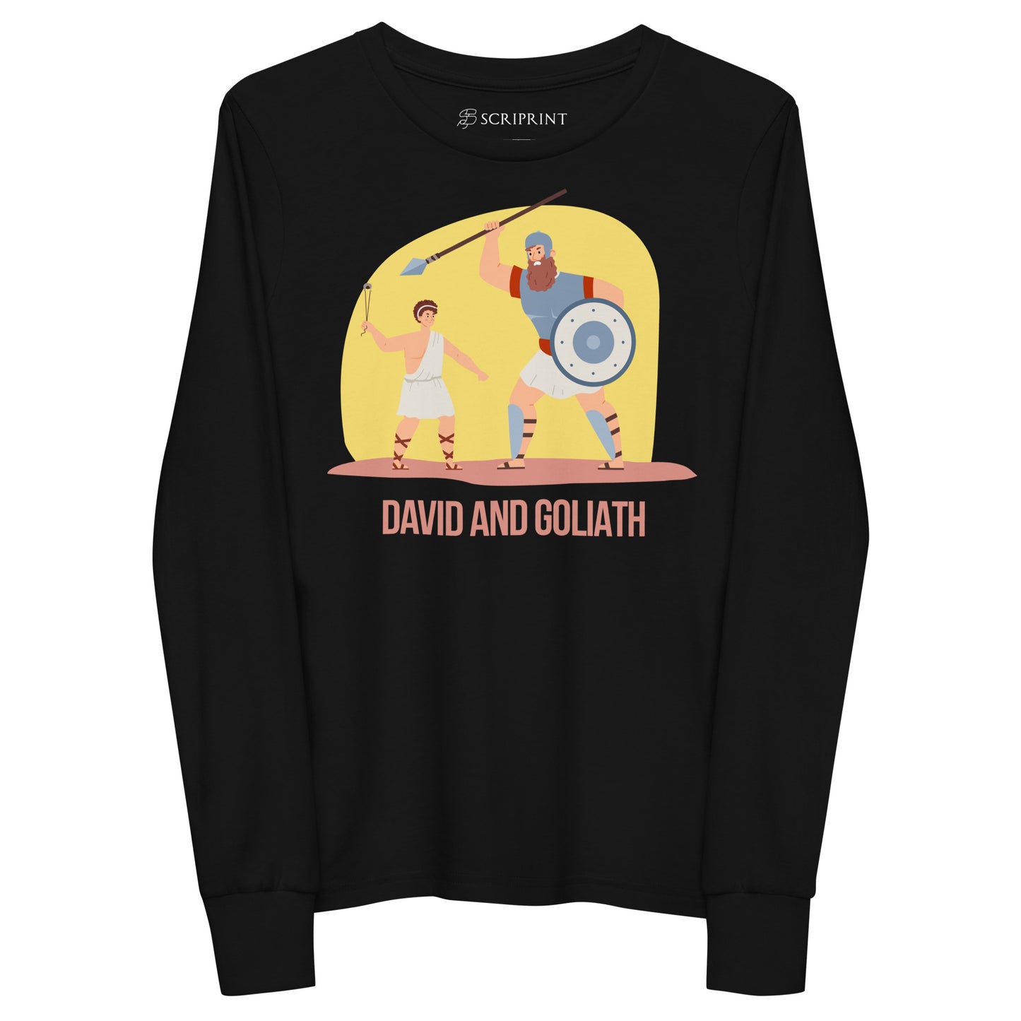 David and Goliath Youth Long Sleeve Tee