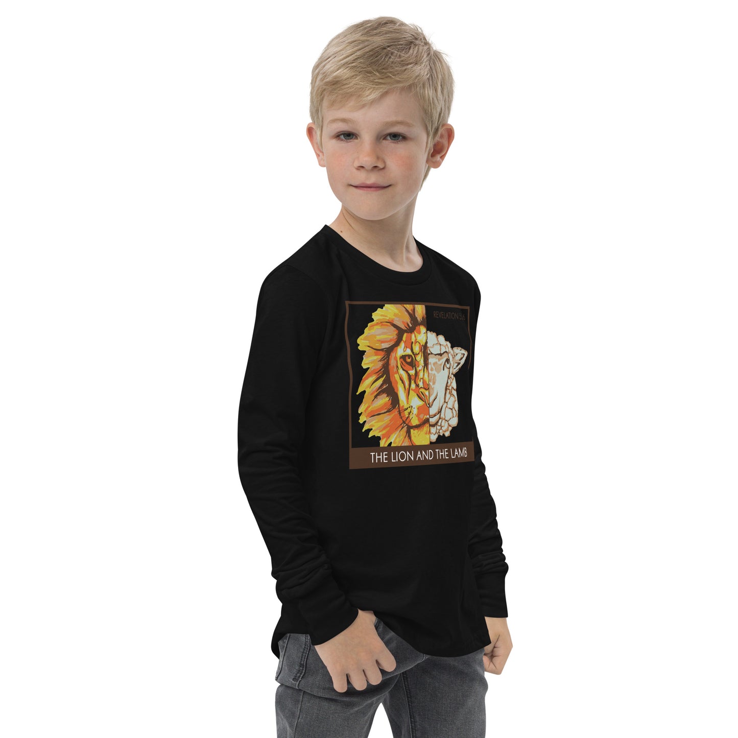 The Lion and the Lamb Youth Long Sleeve Tee