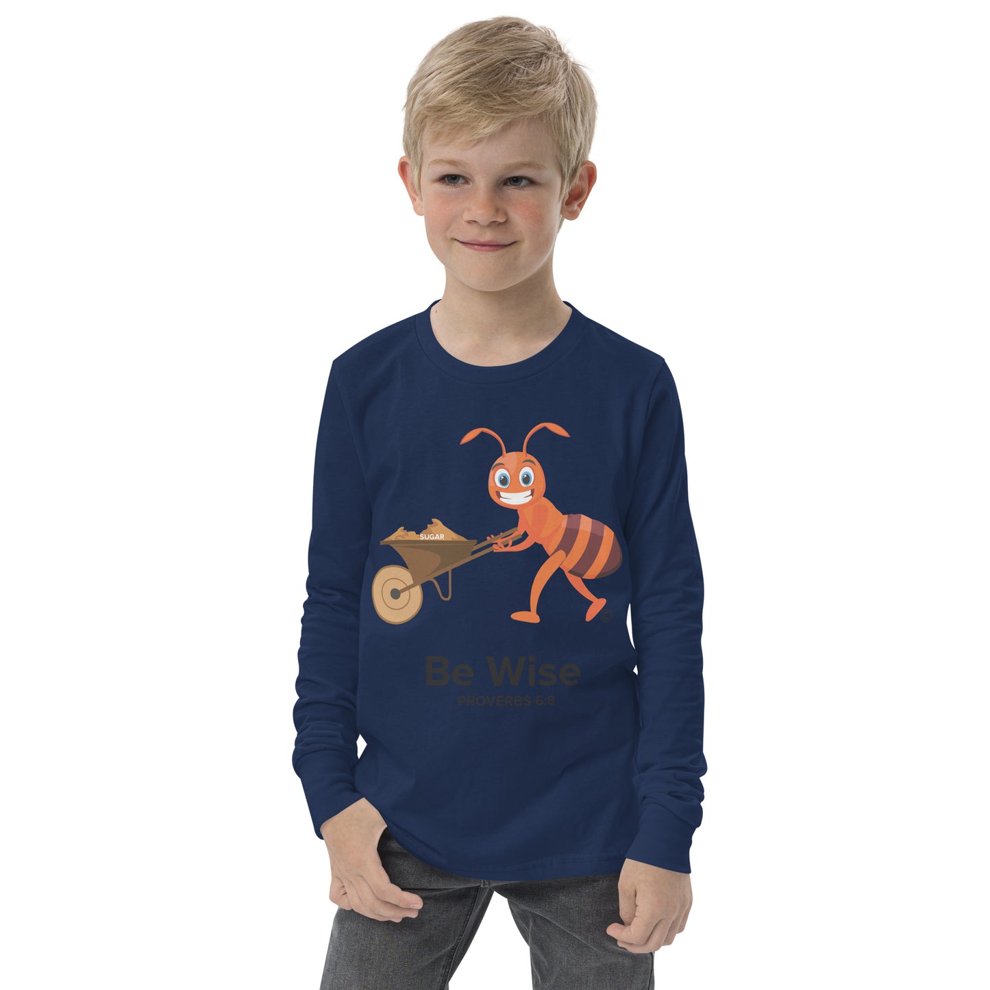 Be Wise Youth Long Sleeve Tee