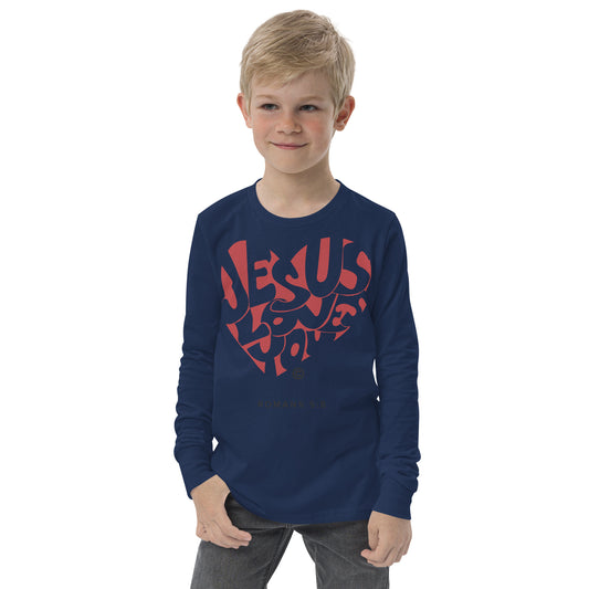 Jesus Loves You Youth Long Sleeve Tee