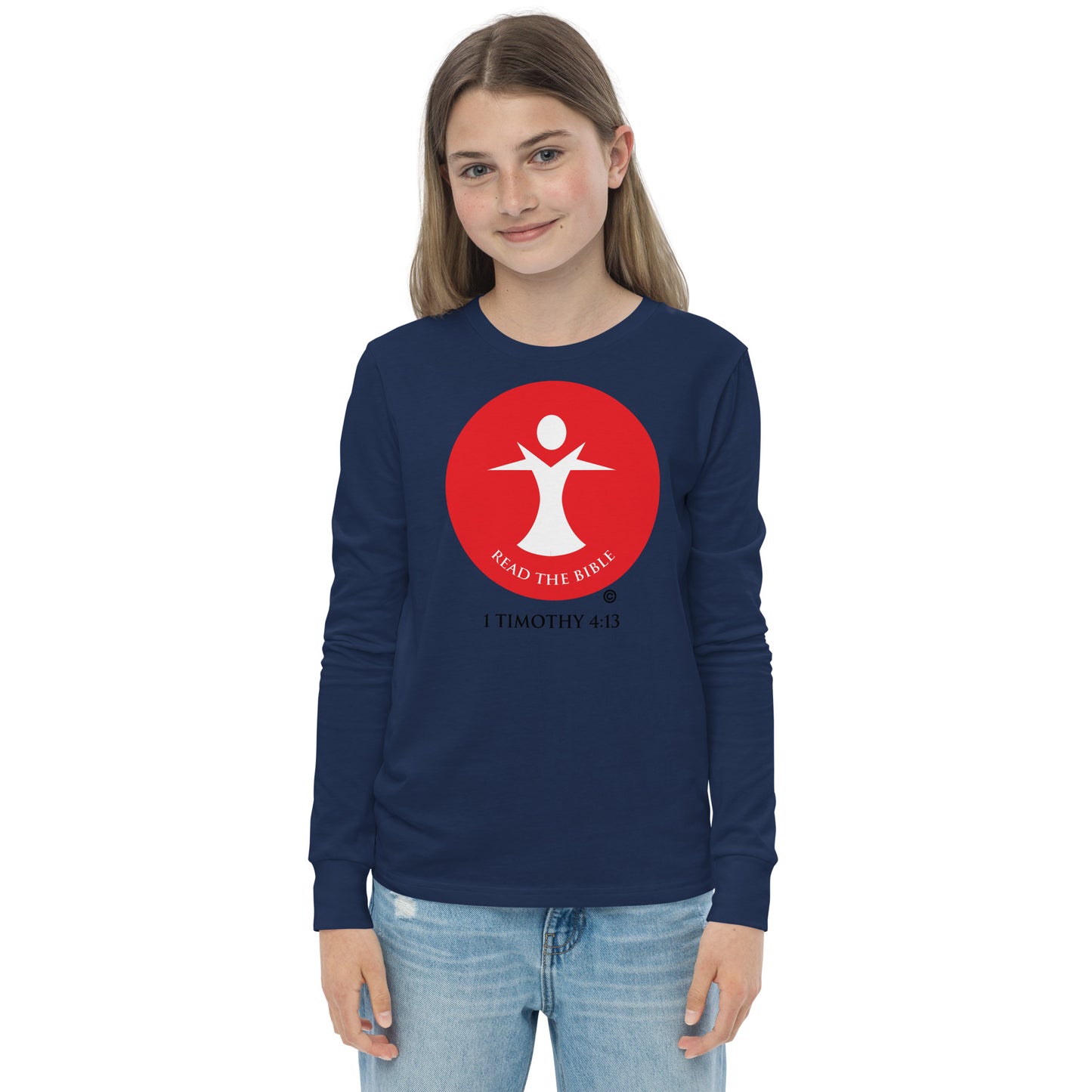 Read the Bible Youth Long Sleeve Tee