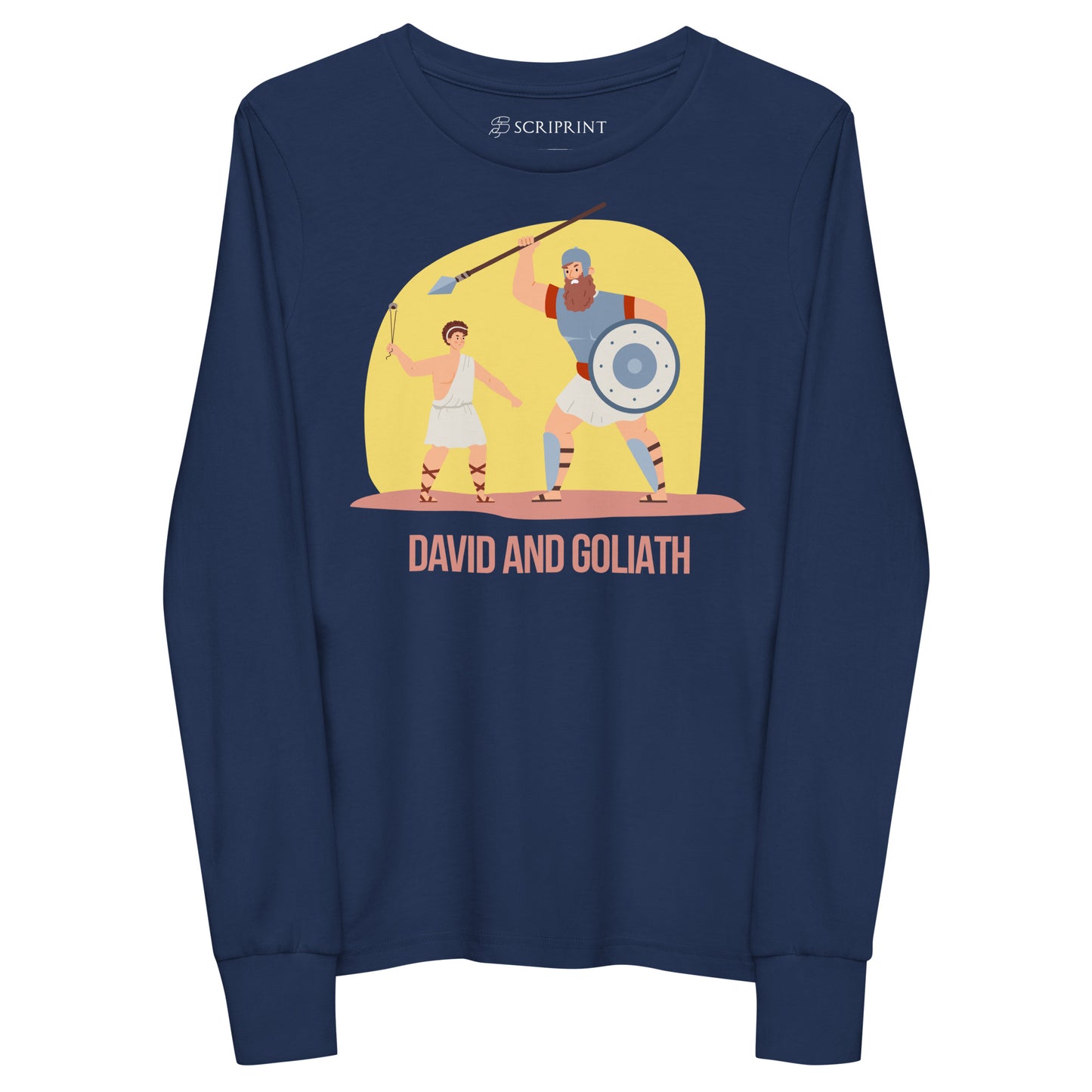 David and Goliath Youth Long Sleeve Tee