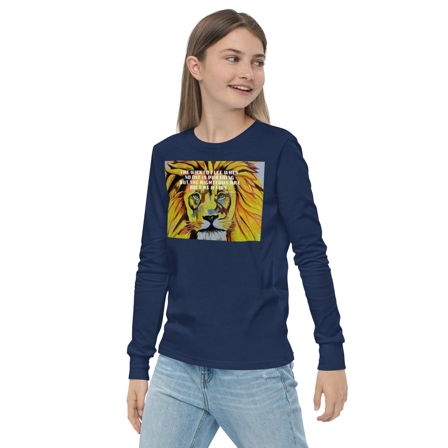 Bold as a Lion Youth Long Sleeve Tee