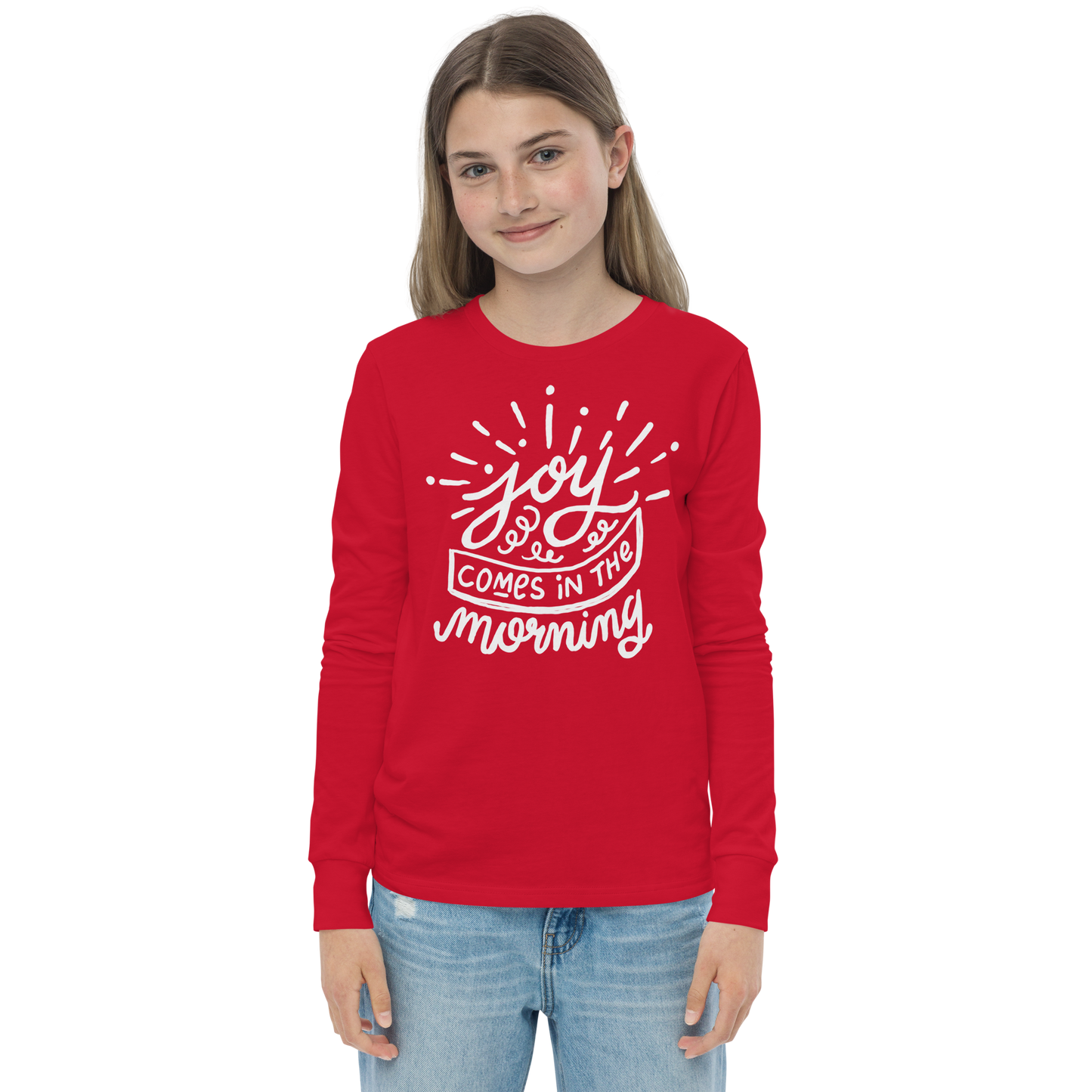 Joy Comes in the Morning Youth Long Sleeve Tee