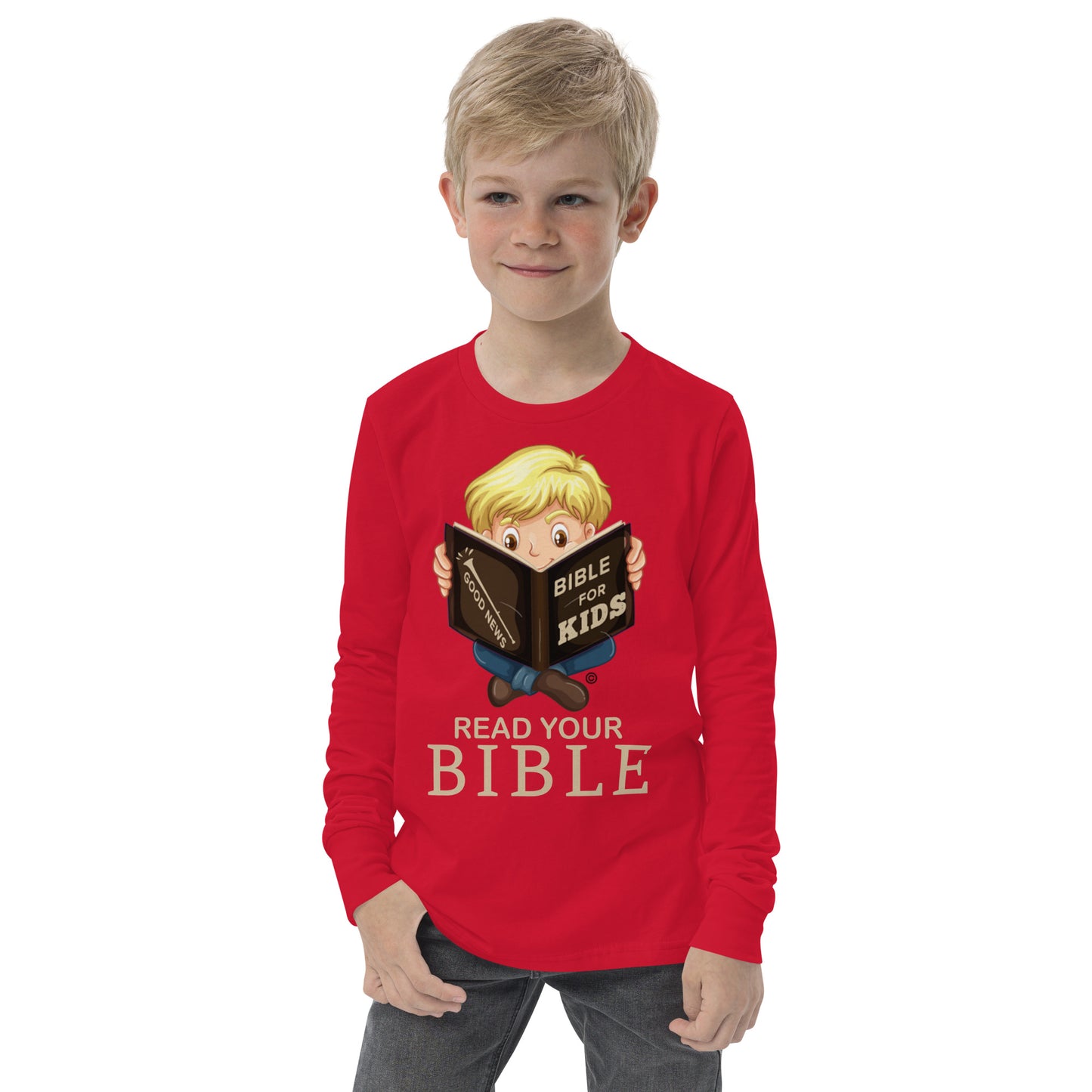 Read Your Bible Youth Long Sleeve Tee