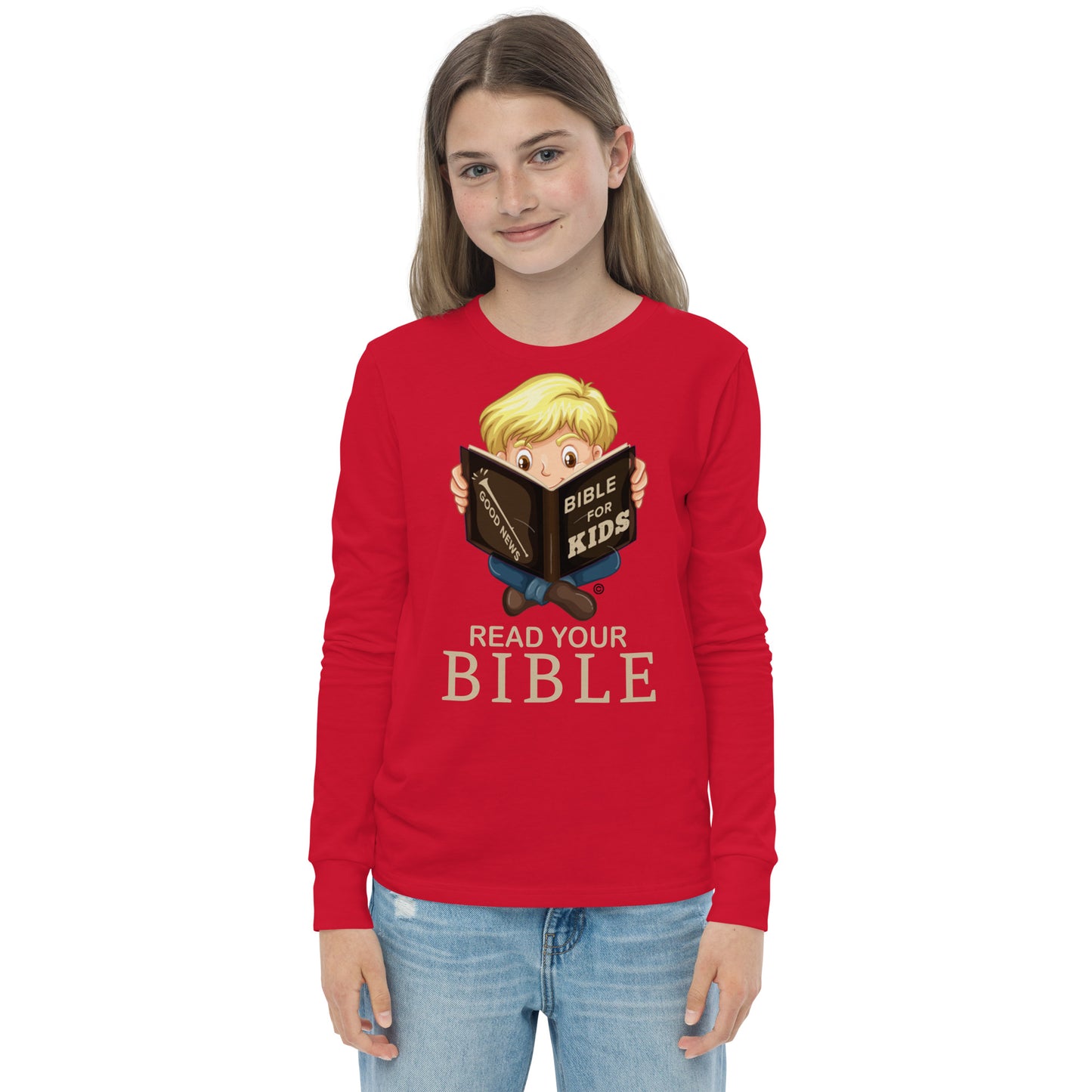 Read Your Bible Youth Long Sleeve Tee