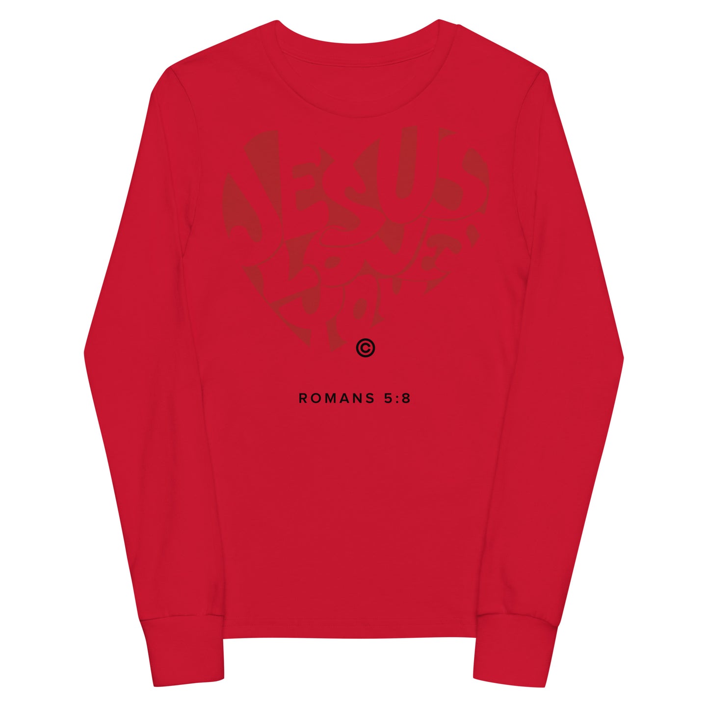 Jesus Loves You Youth Long Sleeve Tee