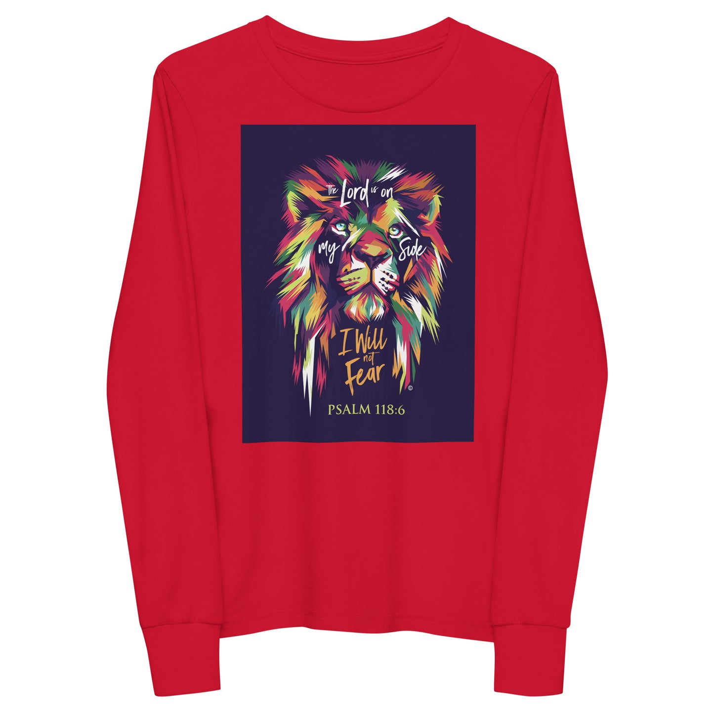I Will Not Fear Youth Long Sleeve Tee