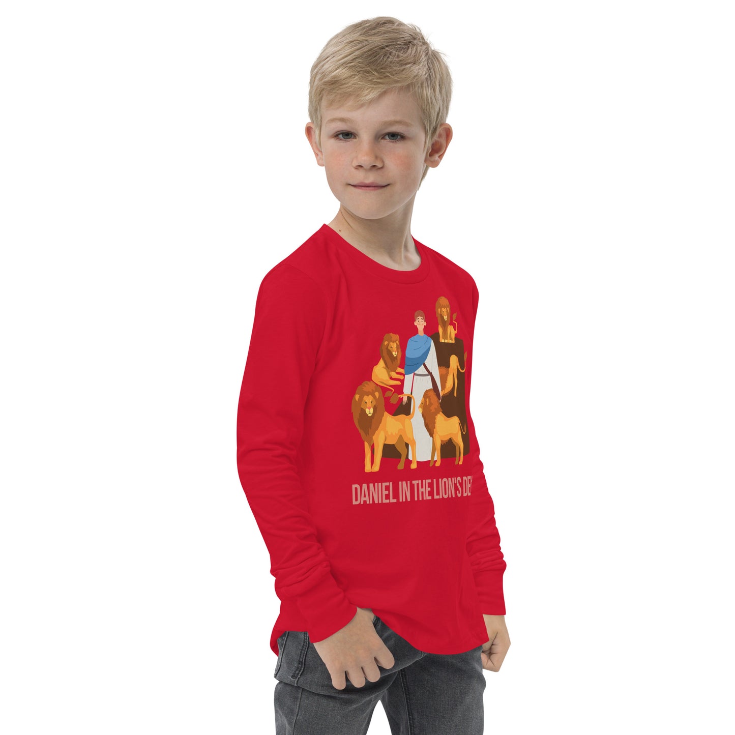 Daniel in the Lion's Den Youth Long Sleeve Tee