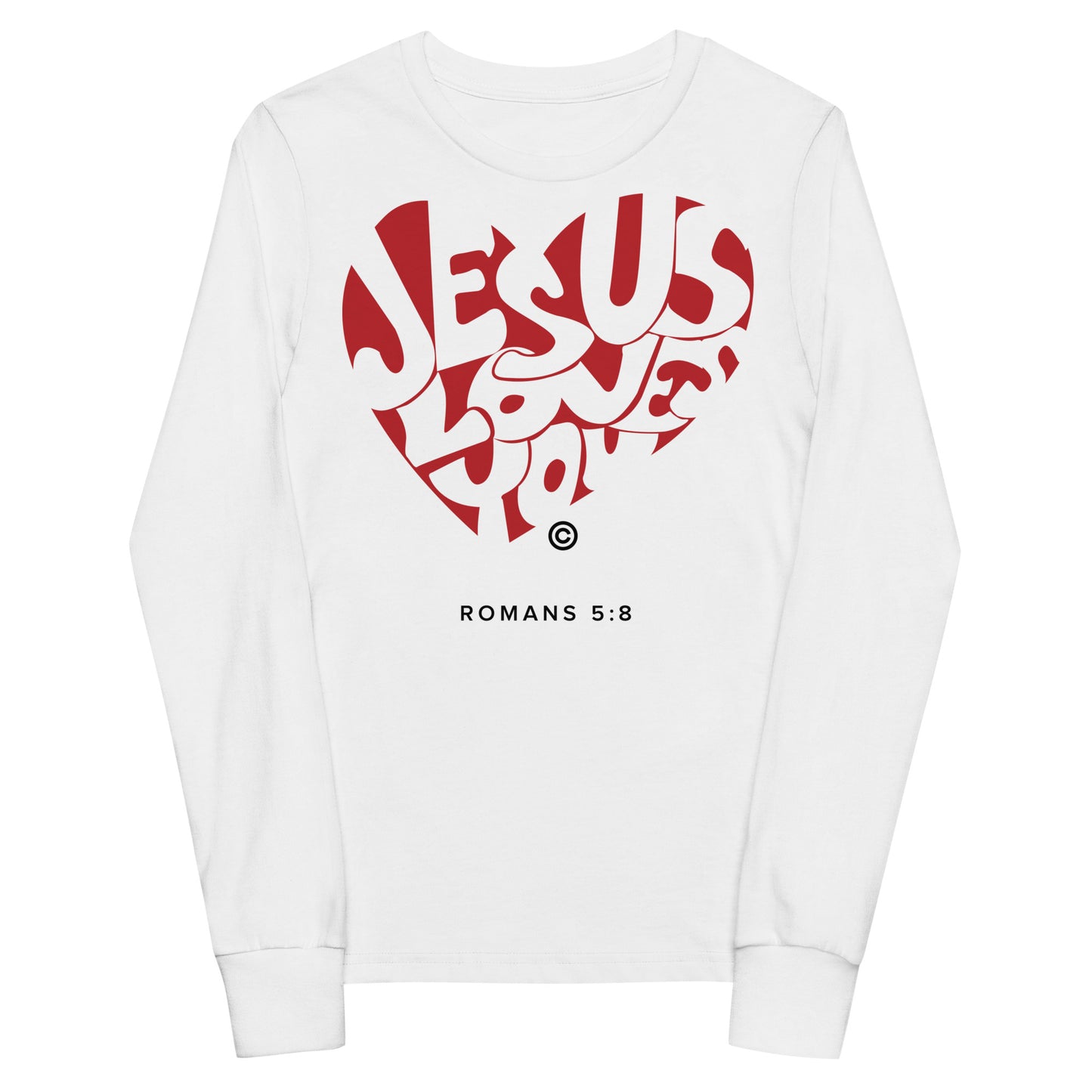 Jesus Loves You Youth Long Sleeve Tee