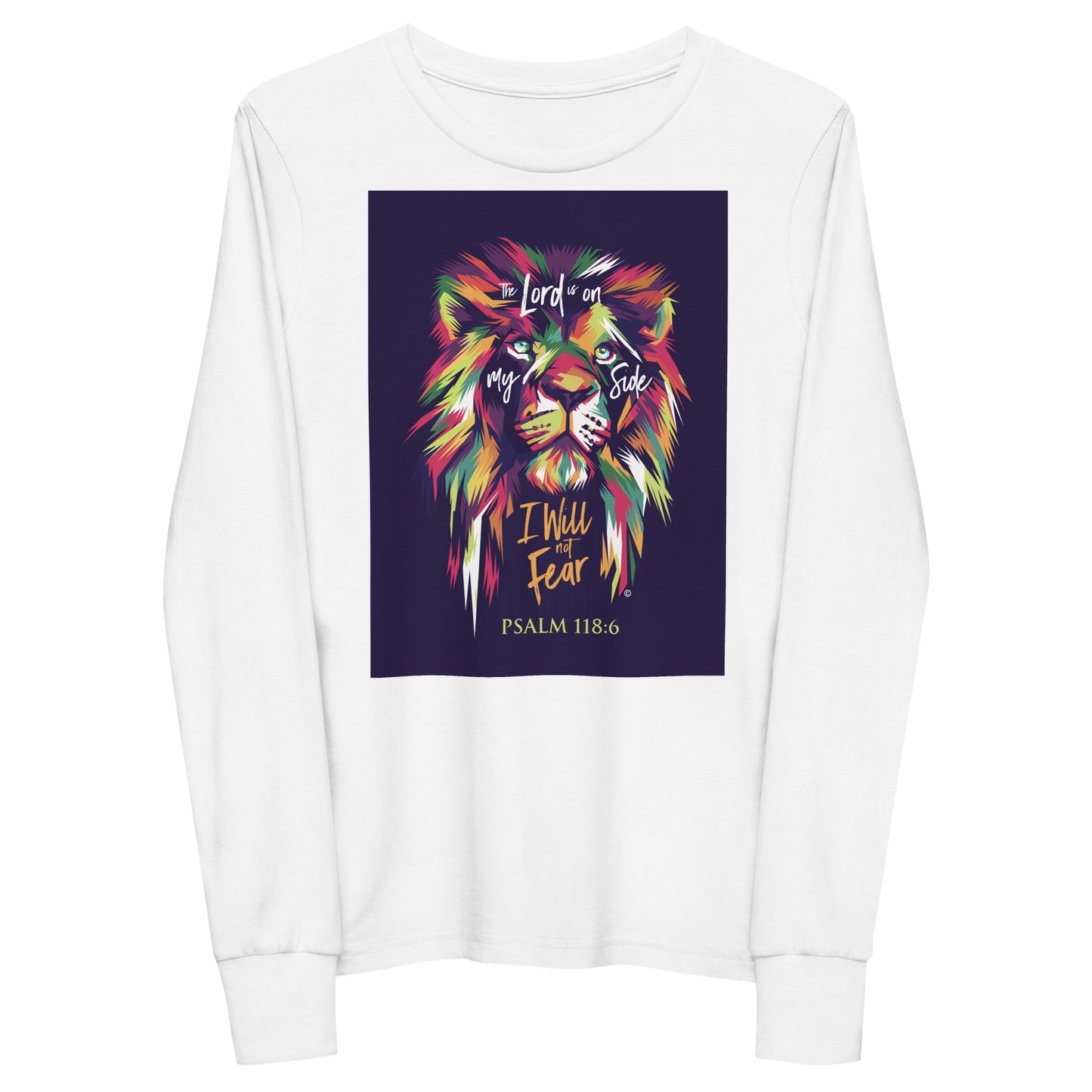 I Will Not Fear Youth Long Sleeve Tee