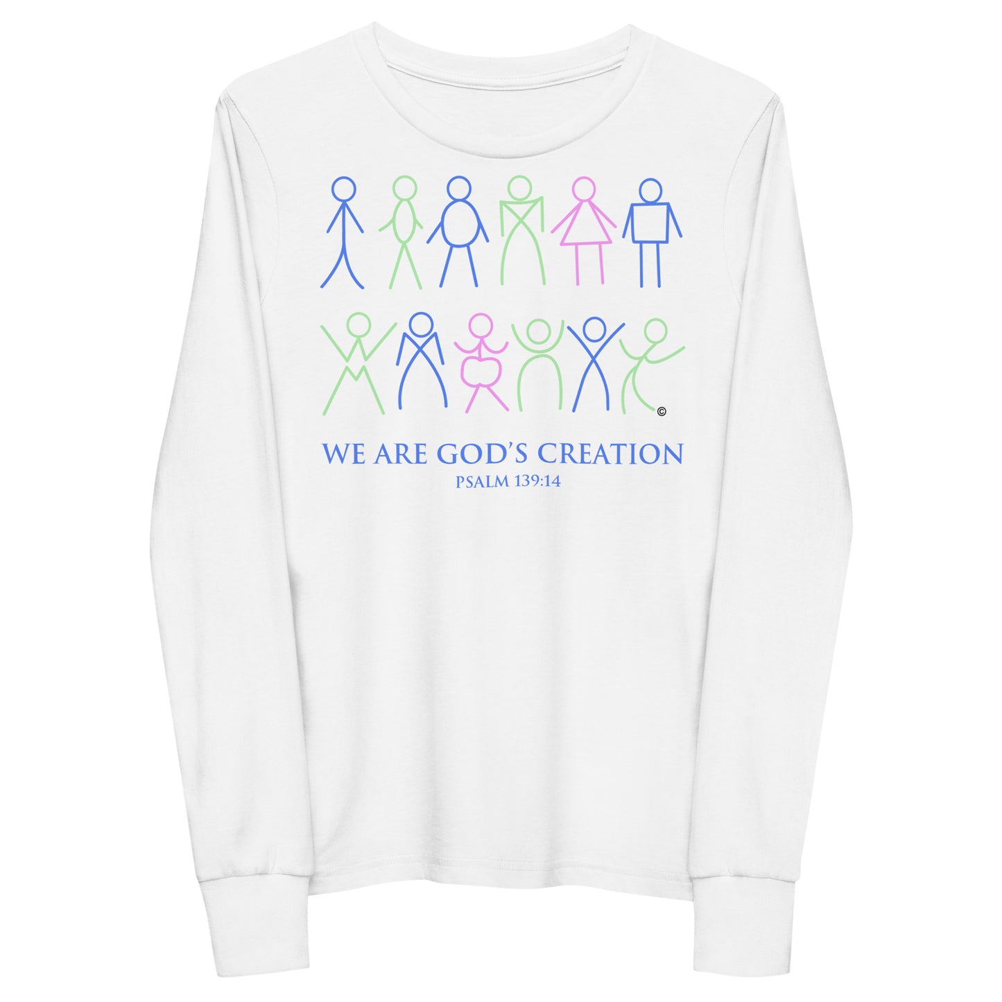 We Are God's Creation Youth Long Sleeve Tee