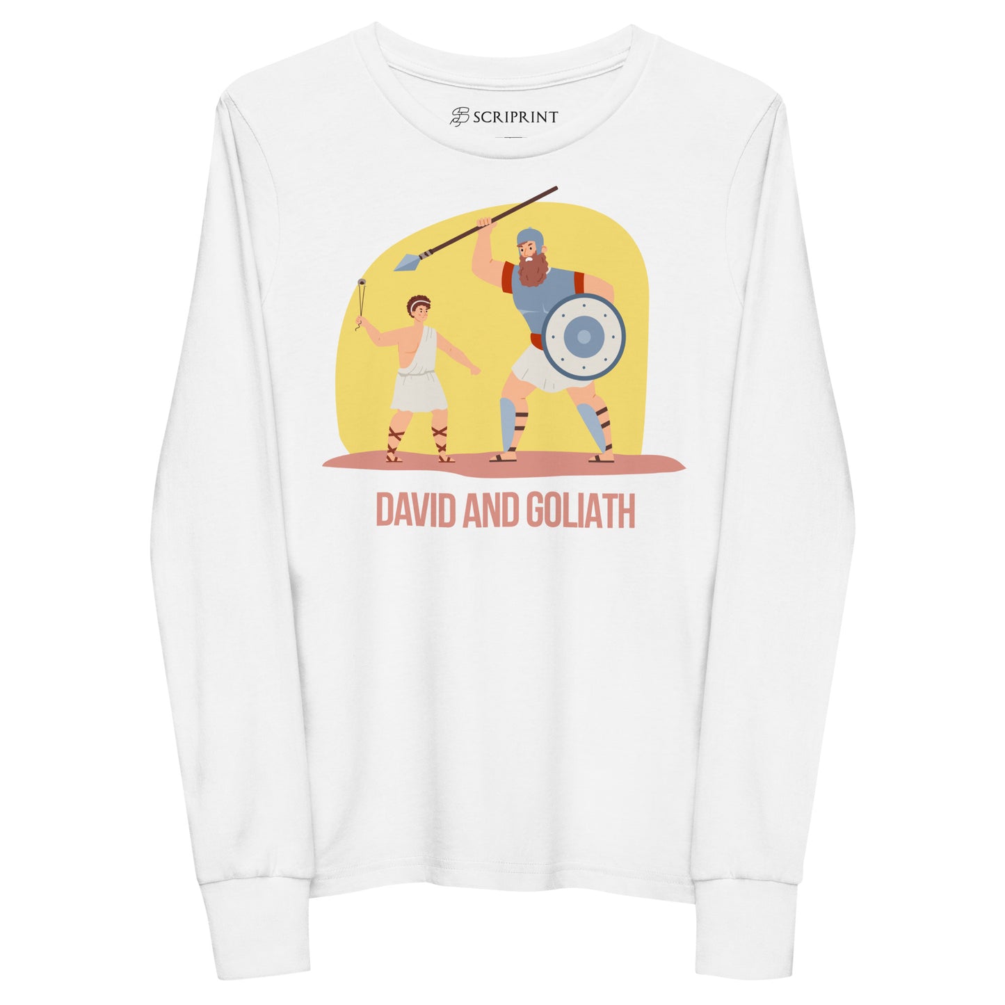 David and Goliath Youth Long Sleeve Tee