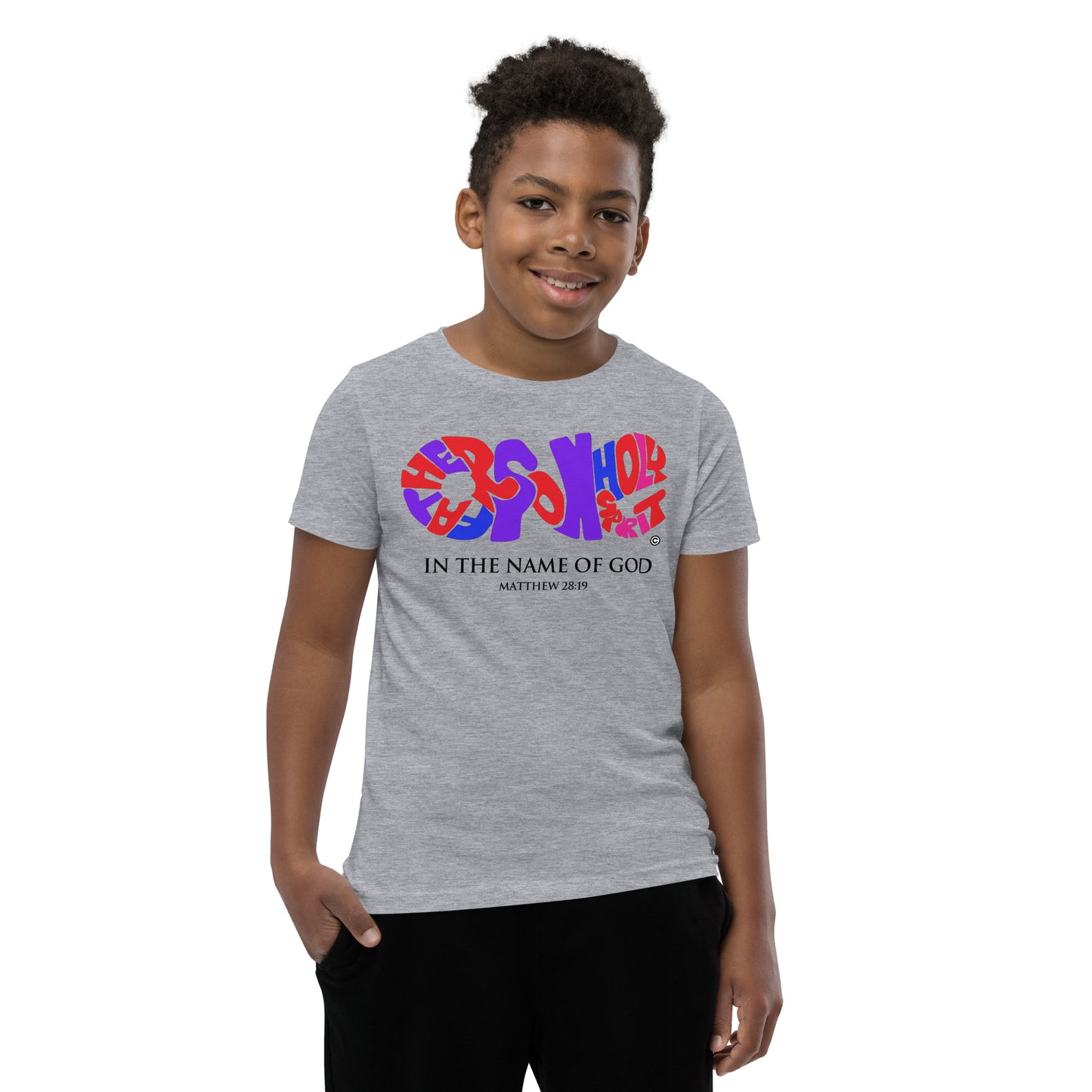 In the Name of God Youth Short Sleeve T-Shirt