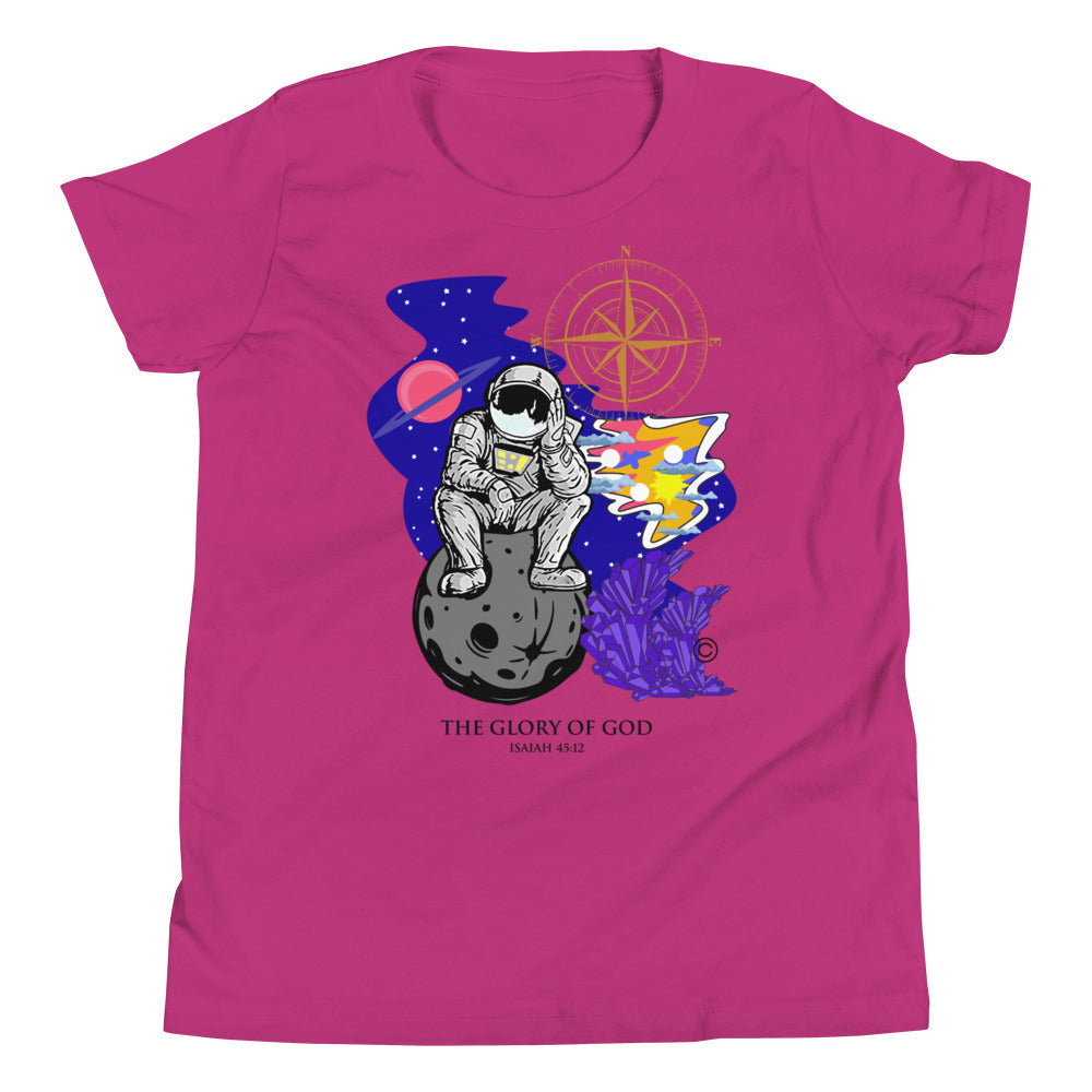 Glory to God Dark-Colored Youth Short Sleeve T-Shirt