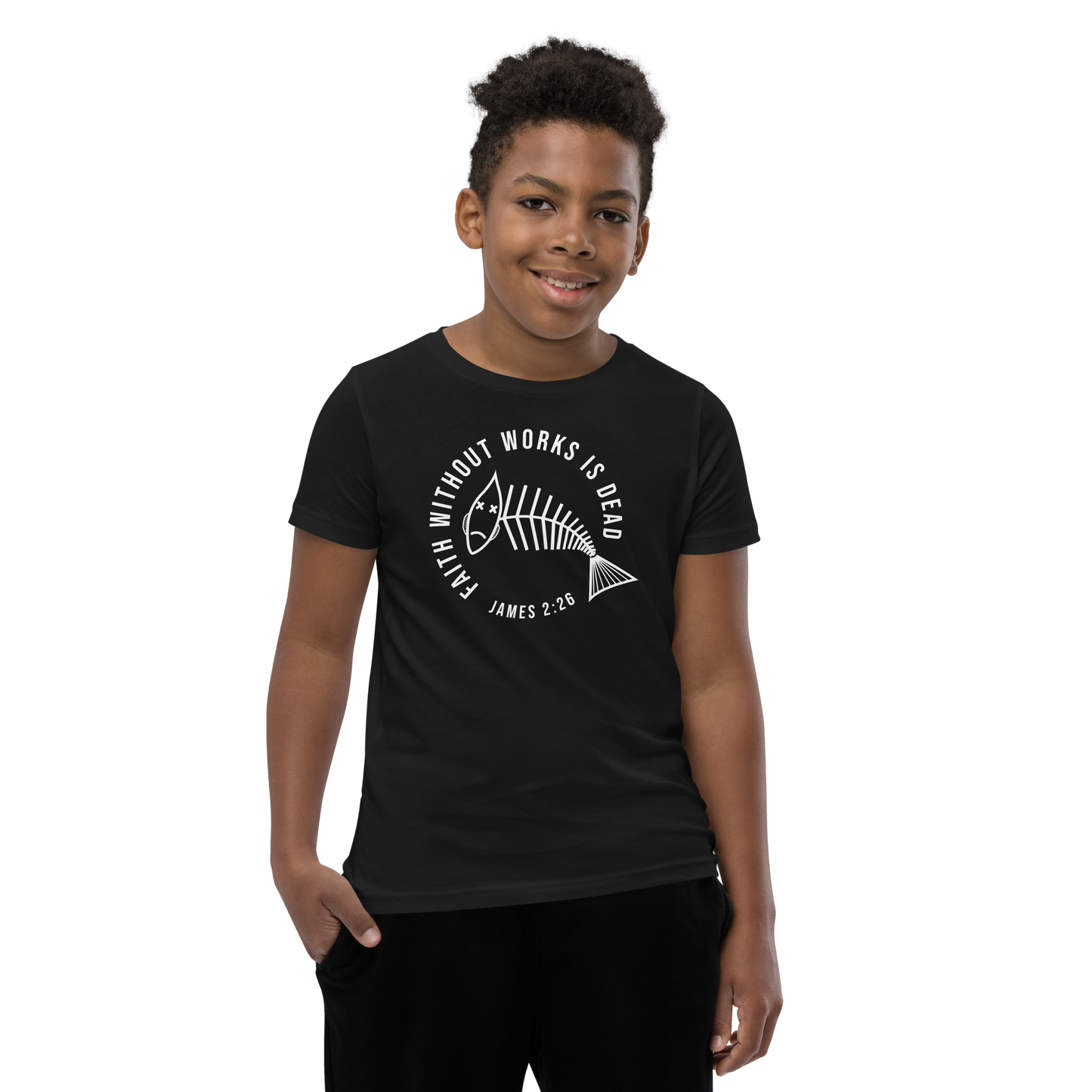 Faith Without Works Youth Short Sleeve T-Shirt