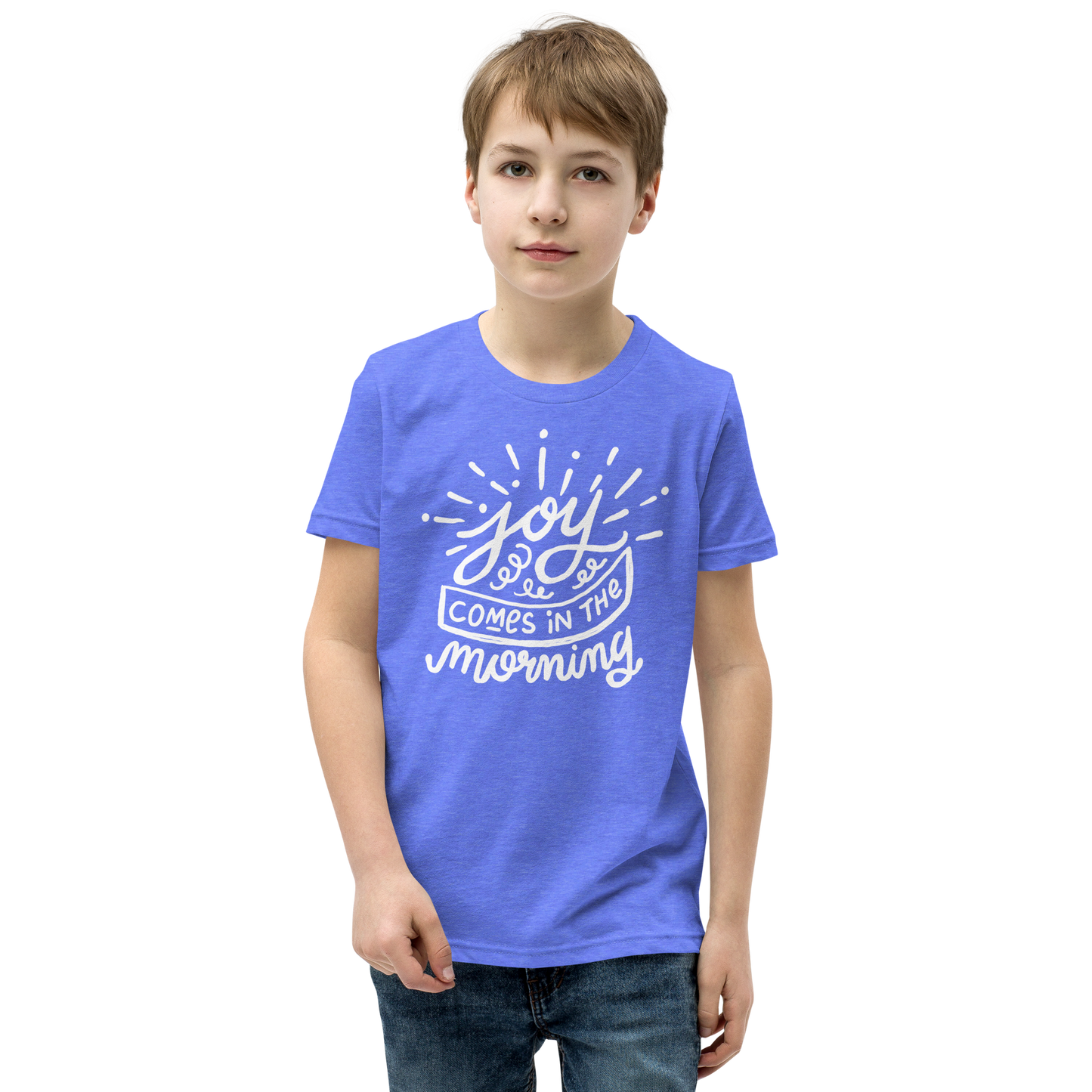 Joy Comes in the Morning Youth Short Sleeve T-Shirt