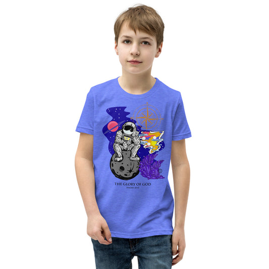 Glory to God Dark-Colored Youth Short Sleeve T-Shirt