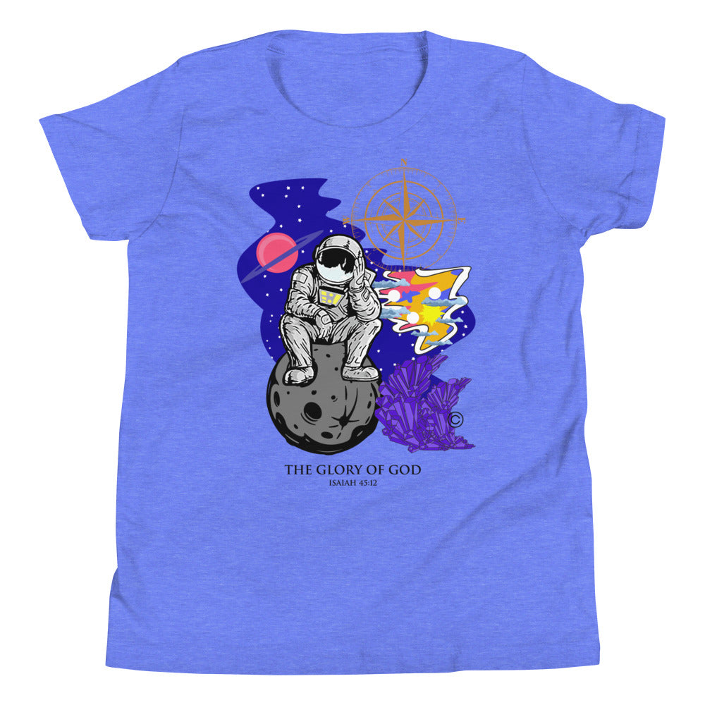 Glory to God Dark-Colored Youth Short Sleeve T-Shirt