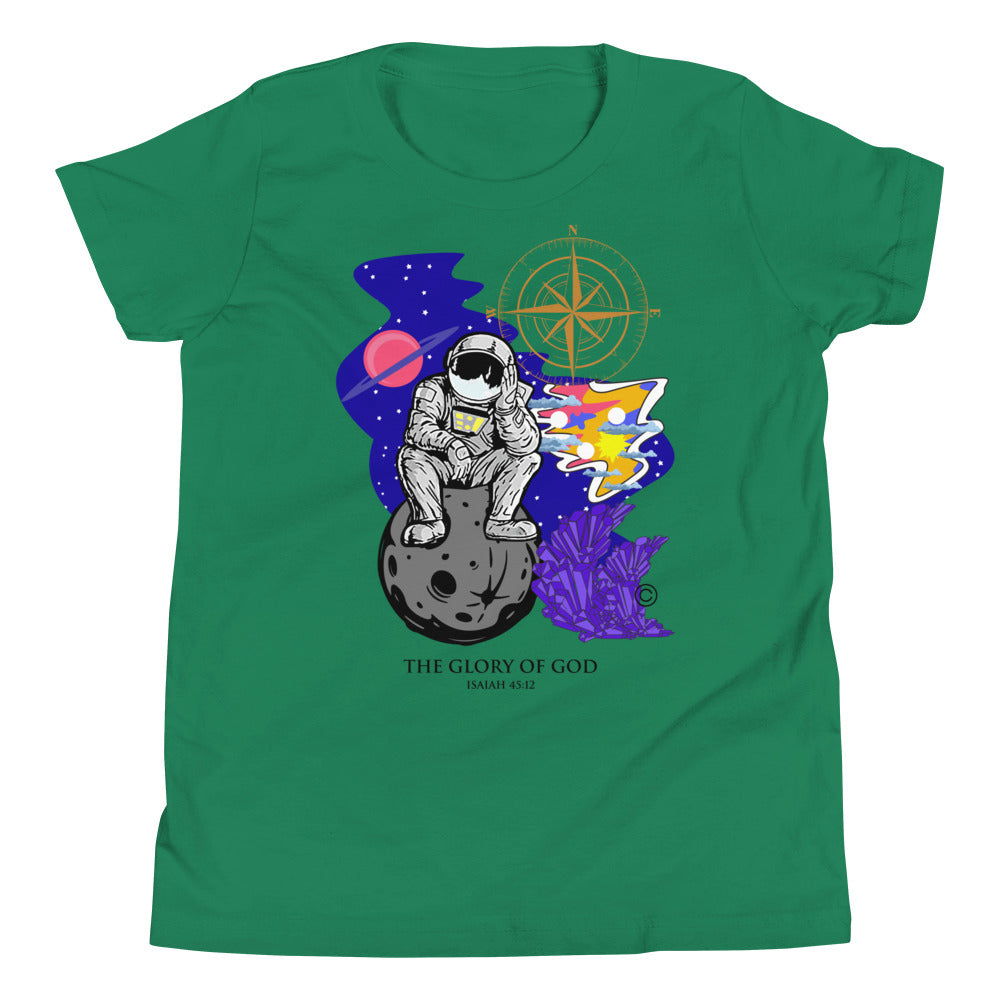 Glory to God Dark-Colored Youth Short Sleeve T-Shirt