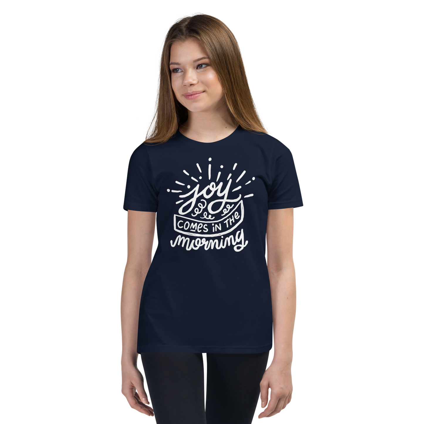 Joy Comes in the Morning Youth Short Sleeve T-Shirt