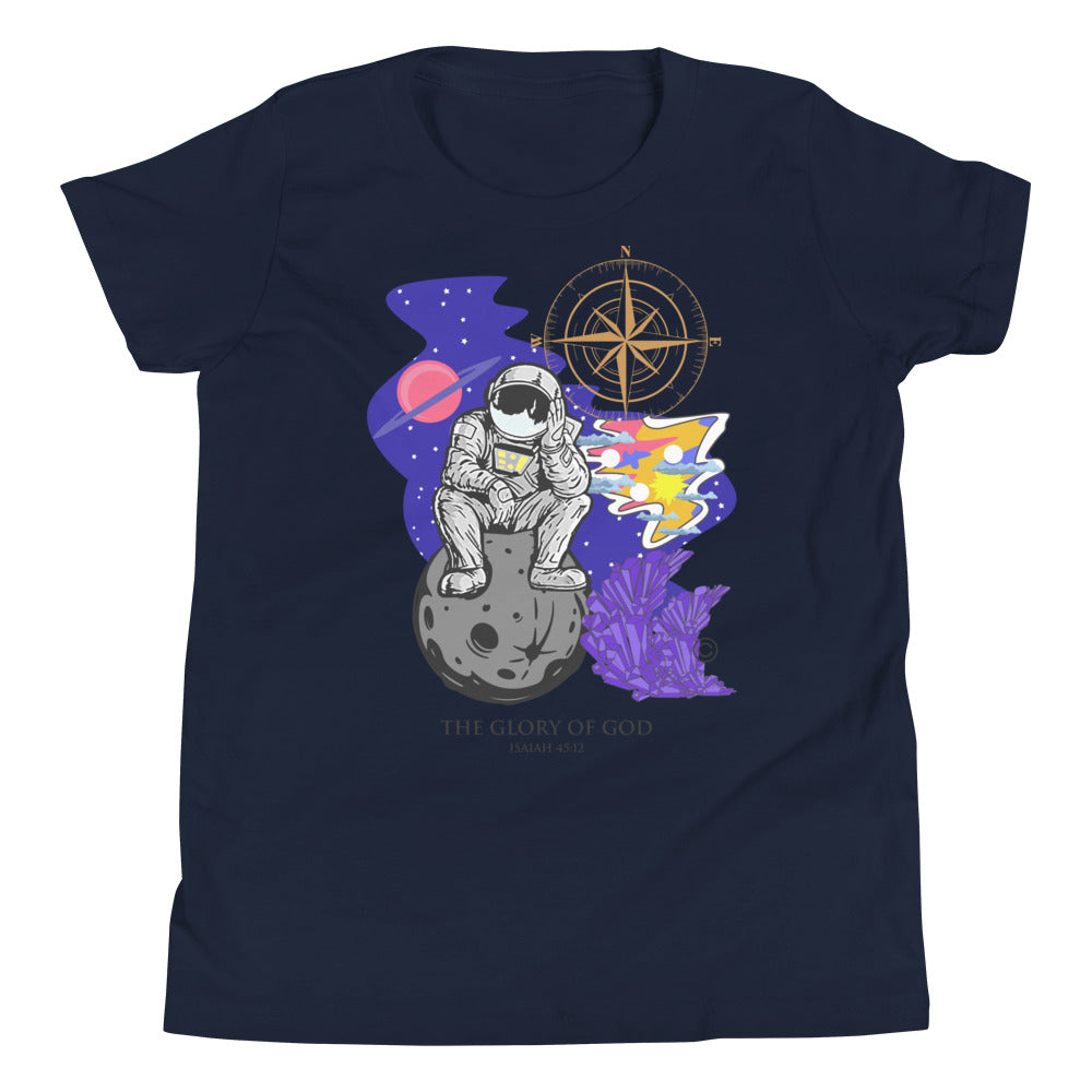 Glory to God Dark-Colored Youth Short Sleeve T-Shirt