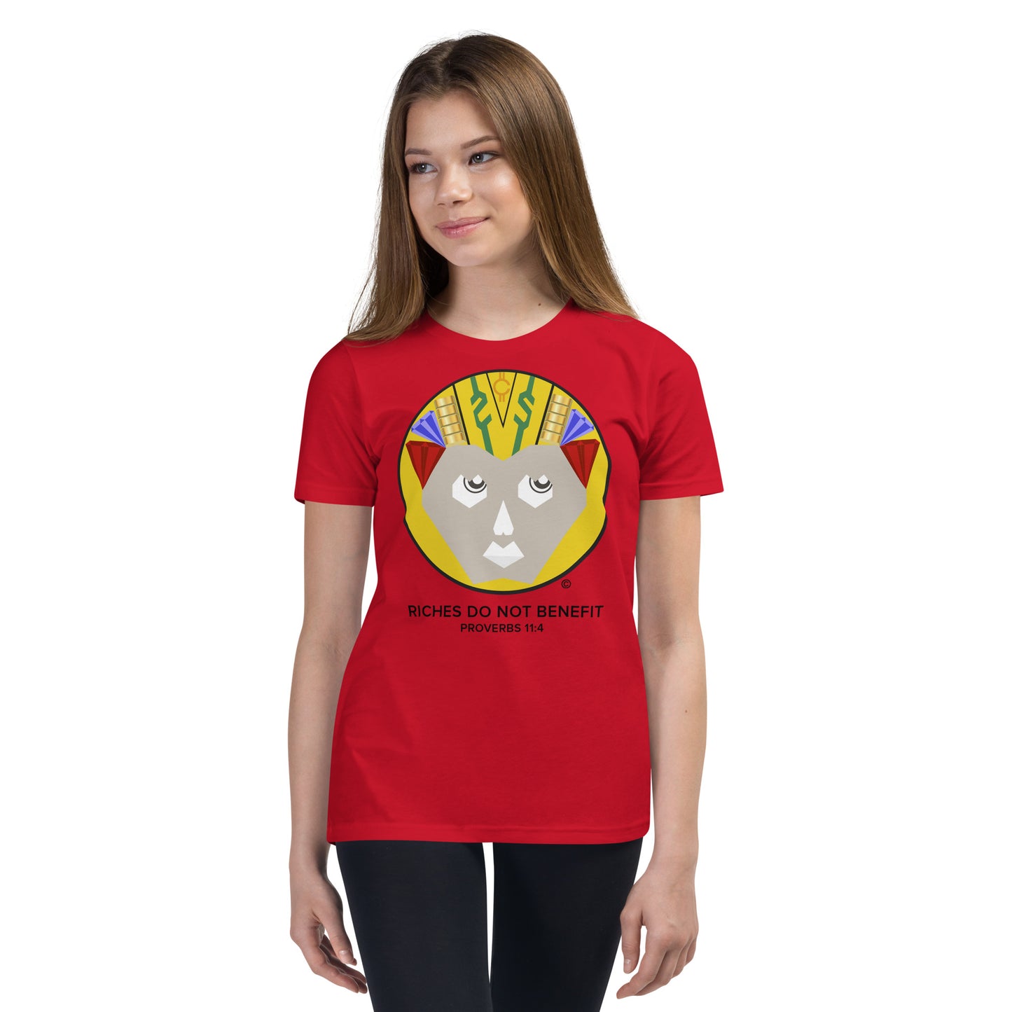 Riches Do Not Benefit Youth Short Sleeve T-Shirt