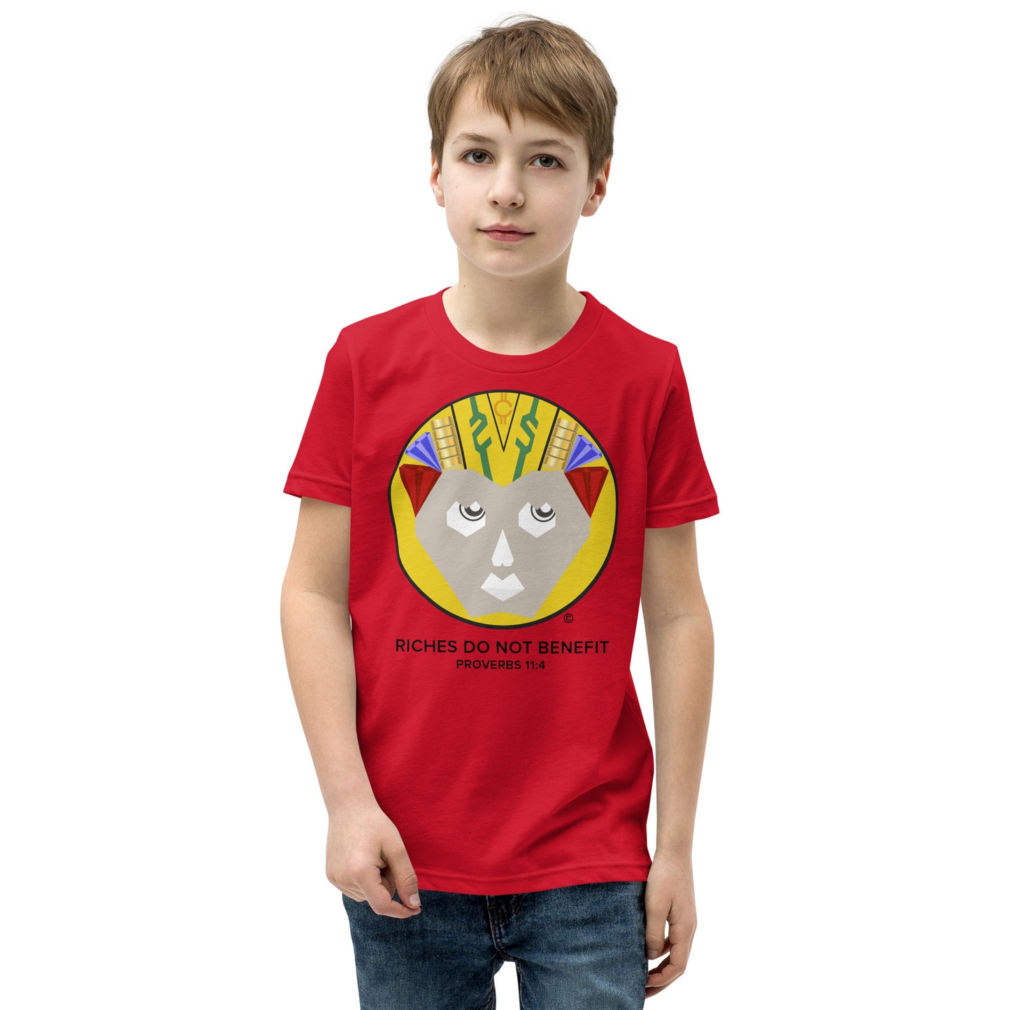 Riches Do Not Benefit Youth Short Sleeve T-Shirt