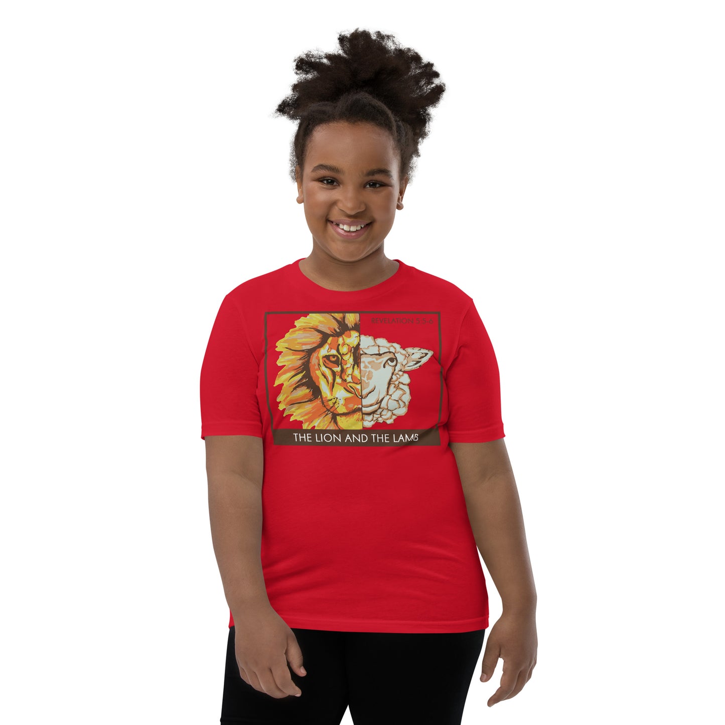 The Lion and the Lamb Youth Short Sleeve T-Shirt