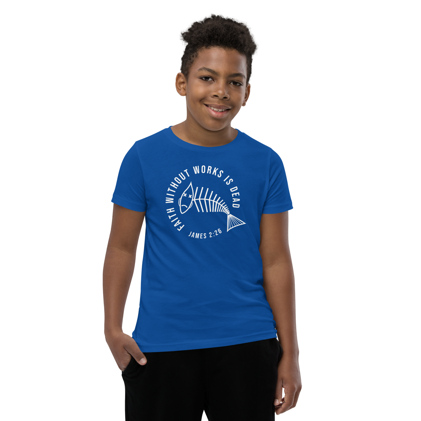 Faith Without Works Youth Short Sleeve T-Shirt