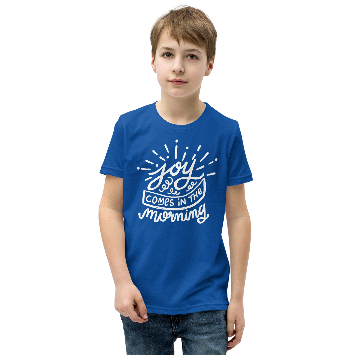 Joy Comes in the Morning Youth Short Sleeve T-Shirt