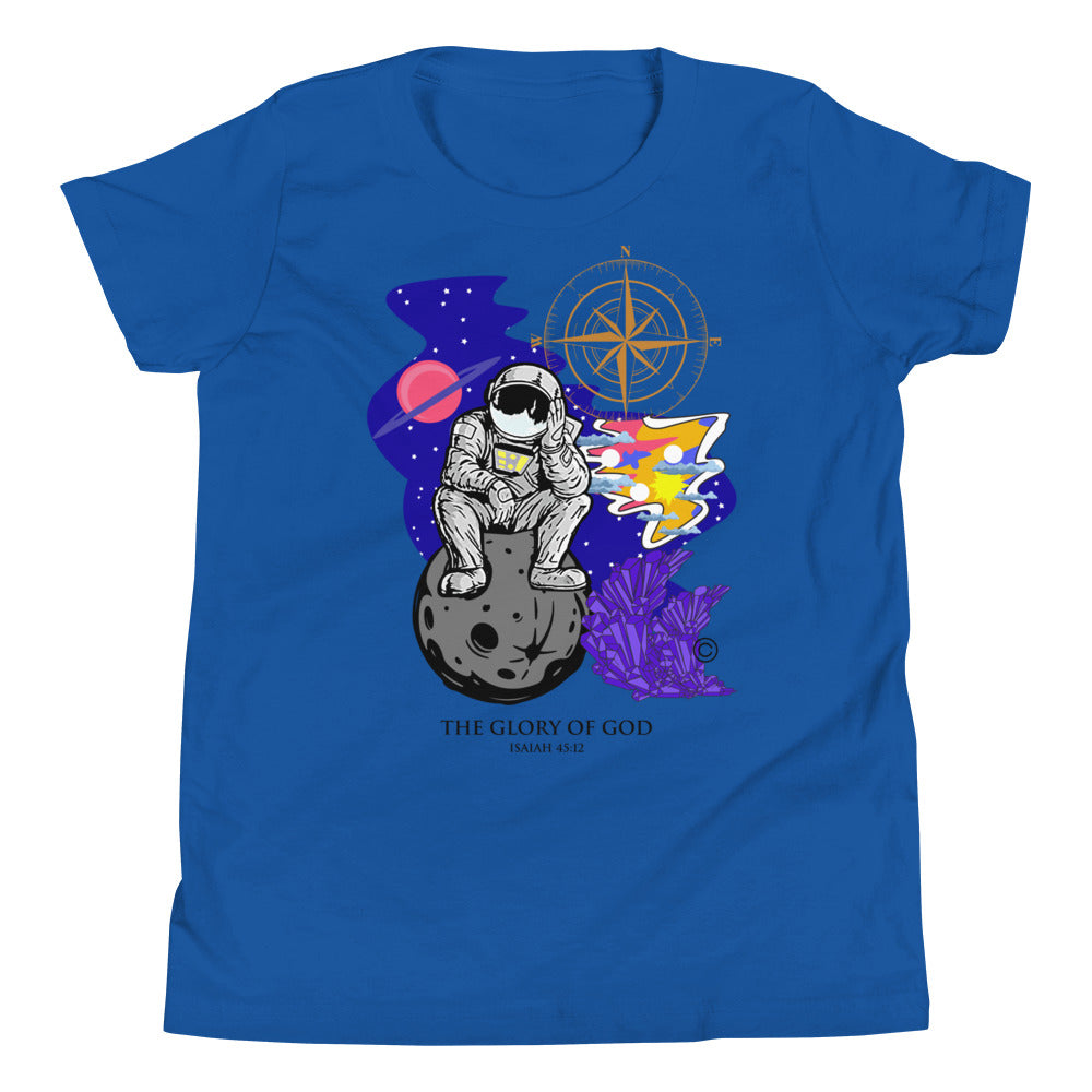 Glory to God Dark-Colored Youth Short Sleeve T-Shirt