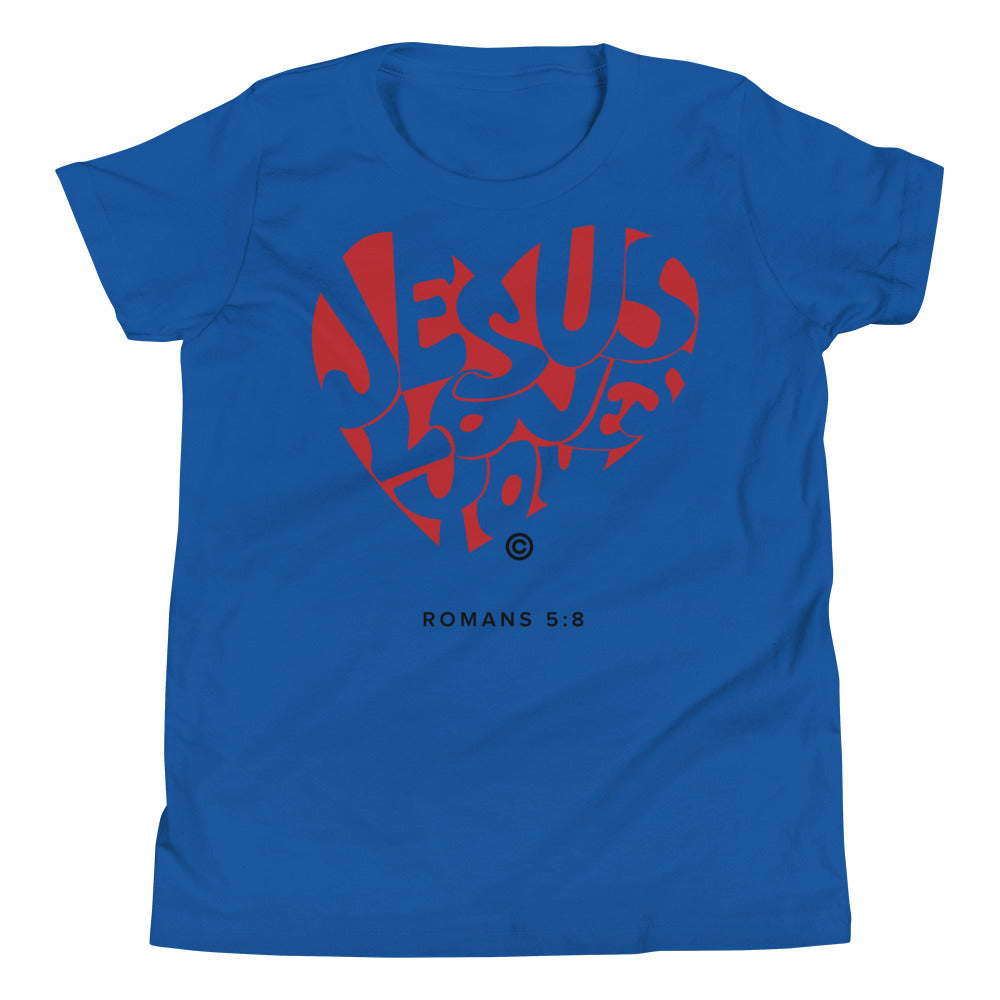 Jesus Loves You Youth Short Sleeve T-Shirt