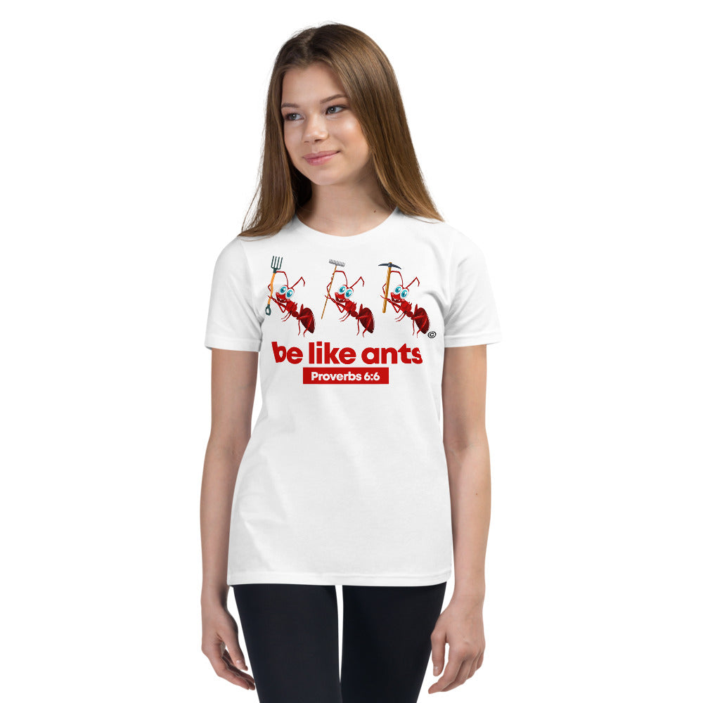 Be Like Ants Youth Short Sleeve T-Shirt