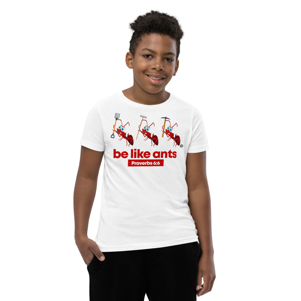 Be Like Ants Youth Short Sleeve T-Shirt