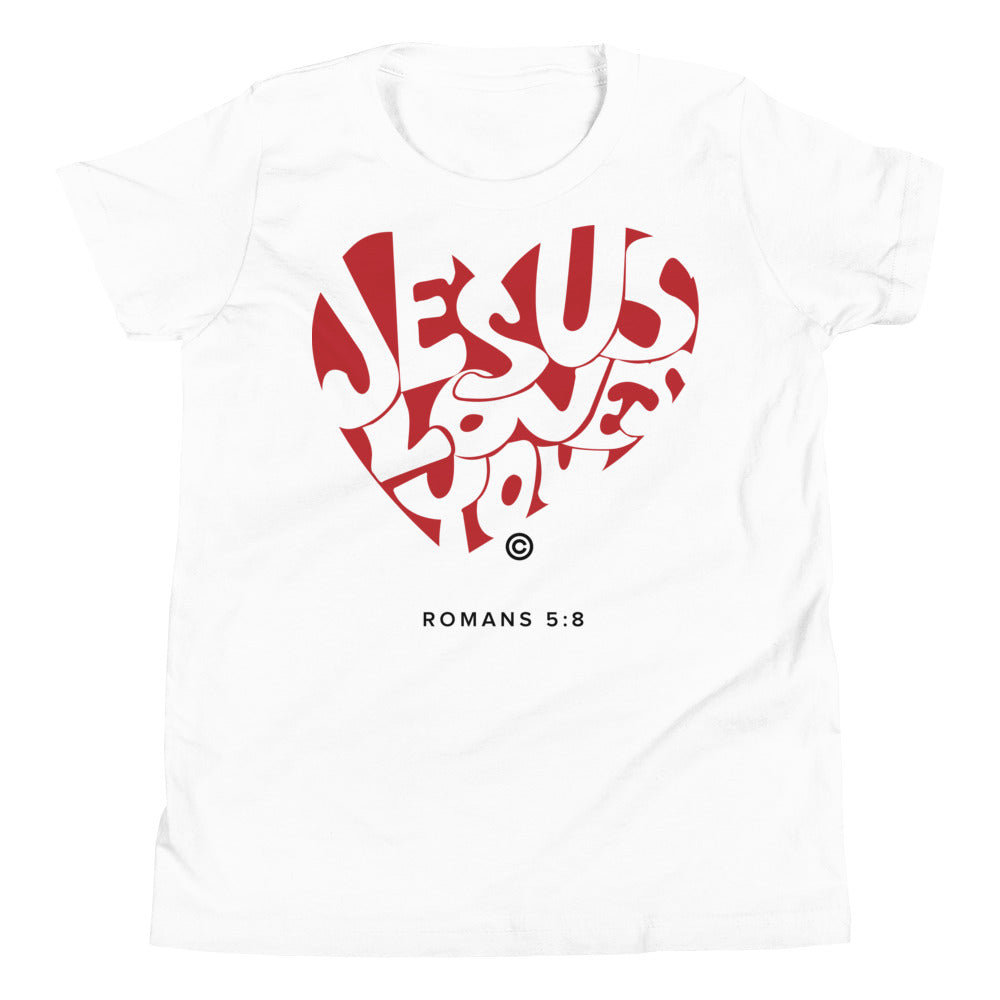 Jesus Loves You Youth Short Sleeve T-Shirt