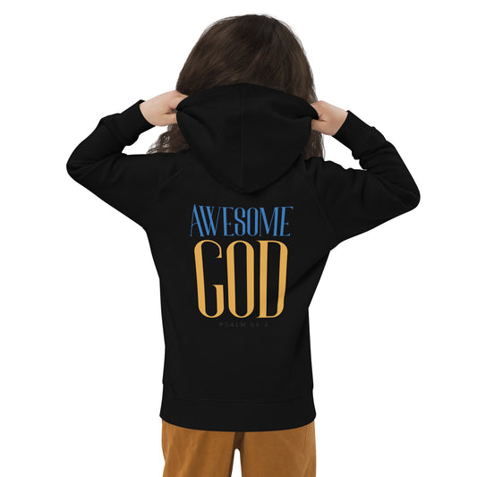 Awesome God Kids Eco Hoodie