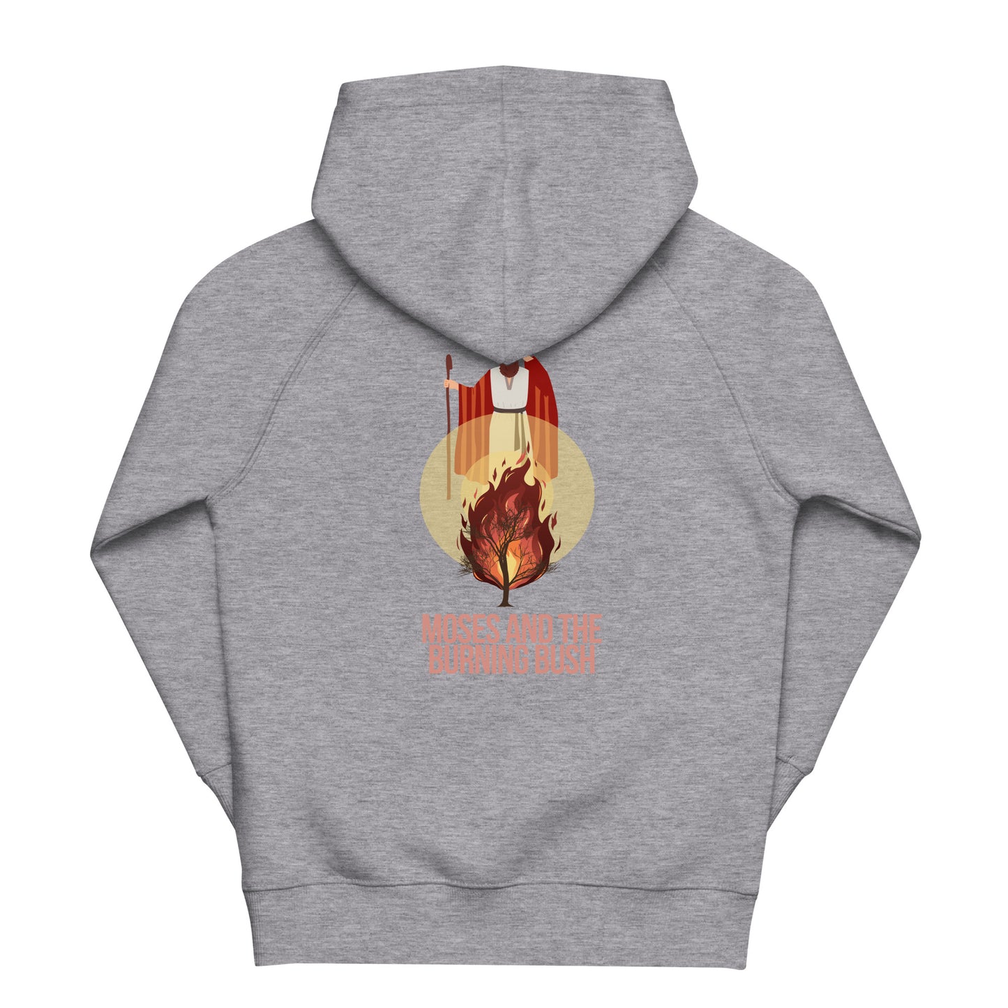 Moses and the Burning Bush Kids Eco Hoodie