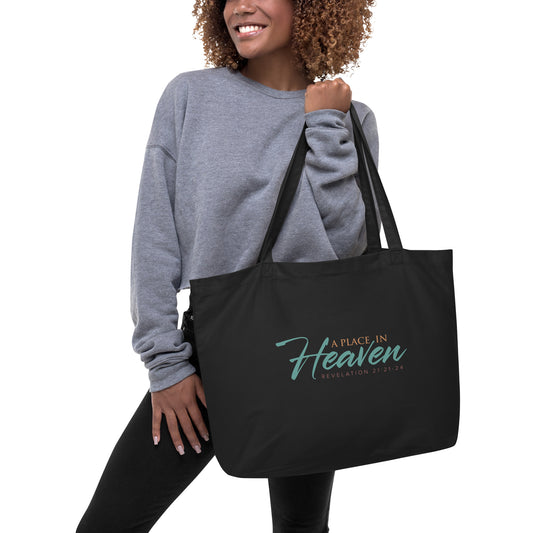 A Place in Heaven Large Organic Tote Bag