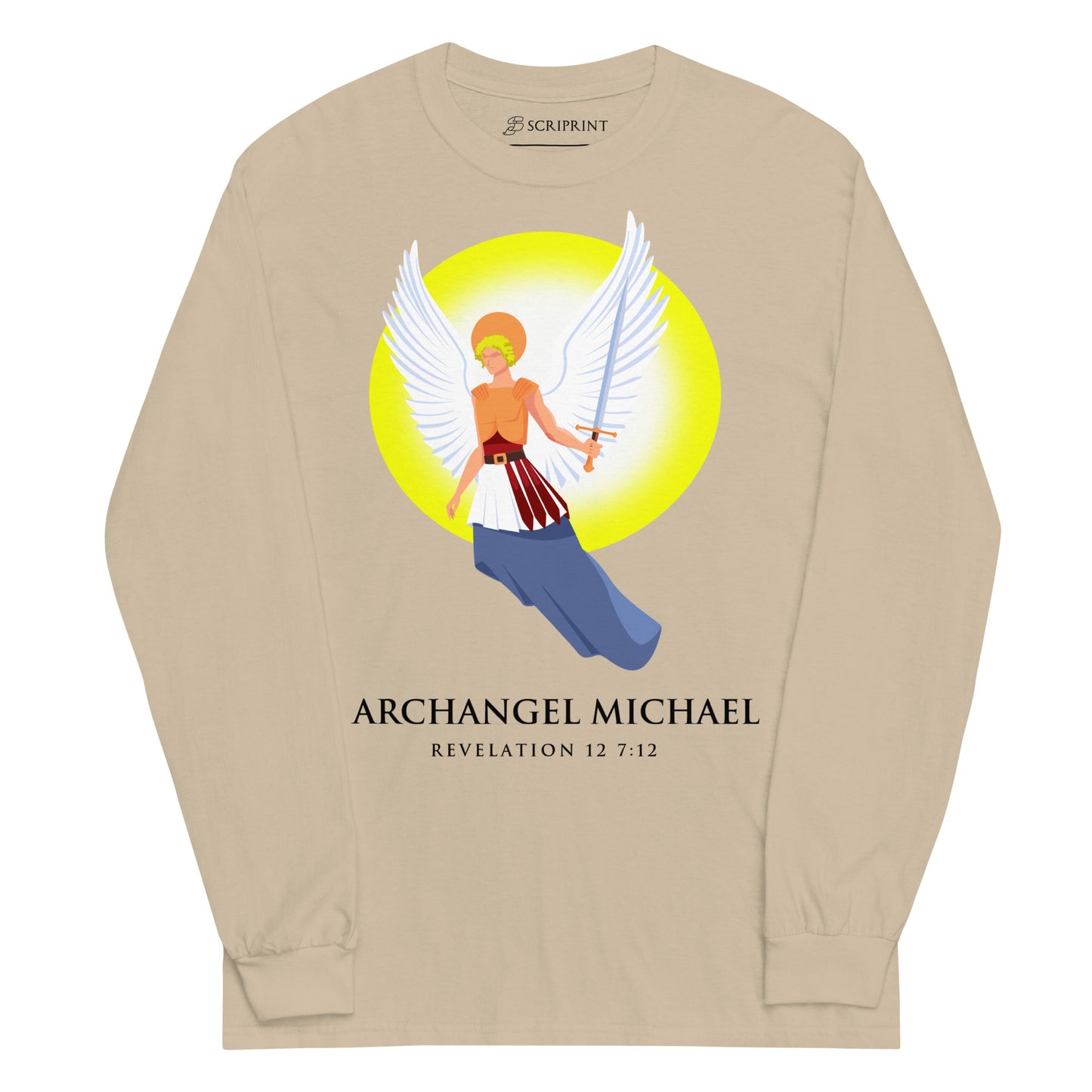 Archangel Michael Men’s Long Sleeve Shirt