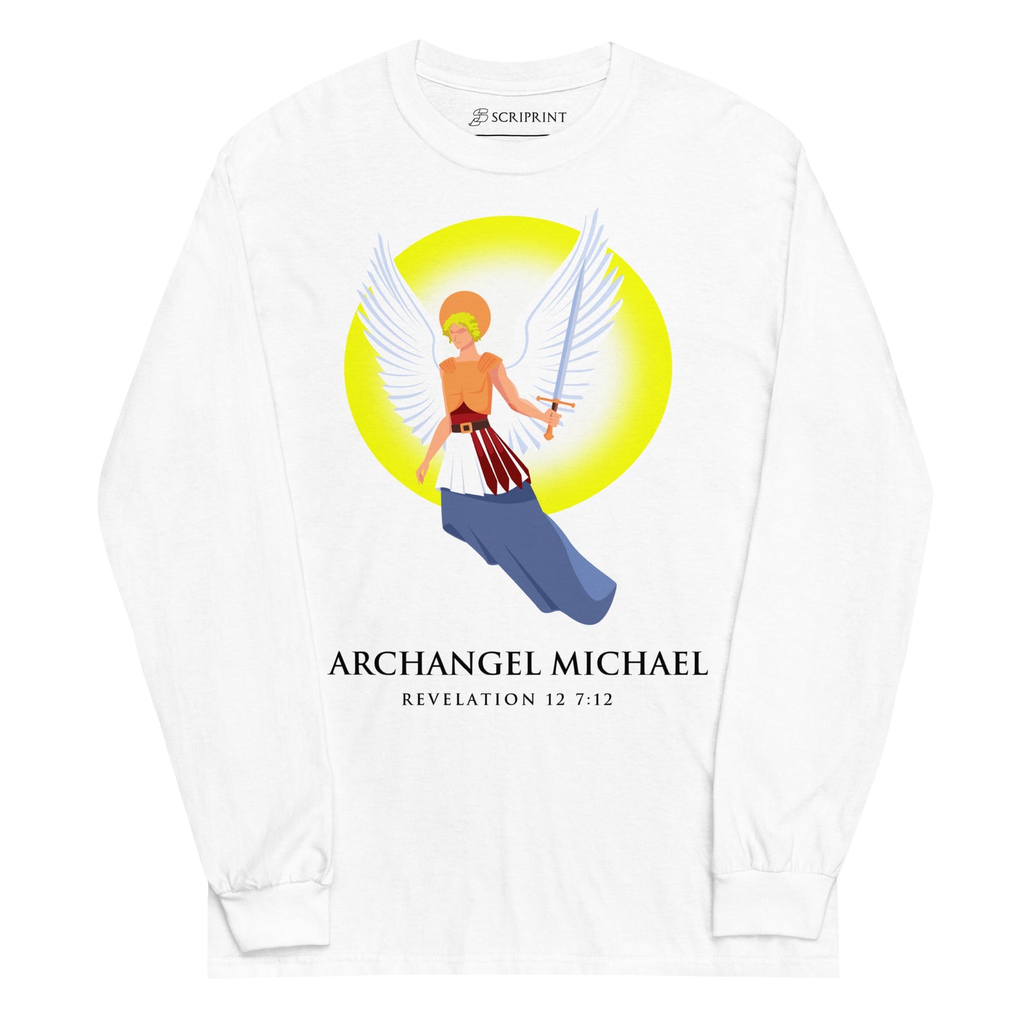 Archangel Michael Men’s Long Sleeve Shirt