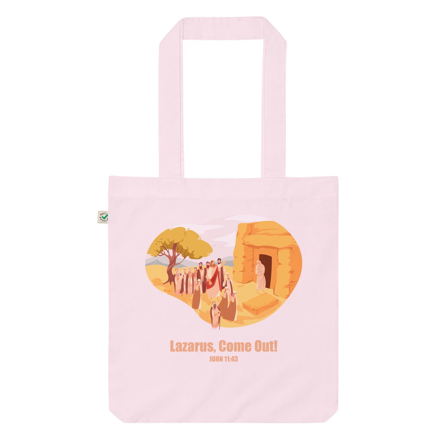 Lazarus, Come Out! Organic Fashion Tote Bag