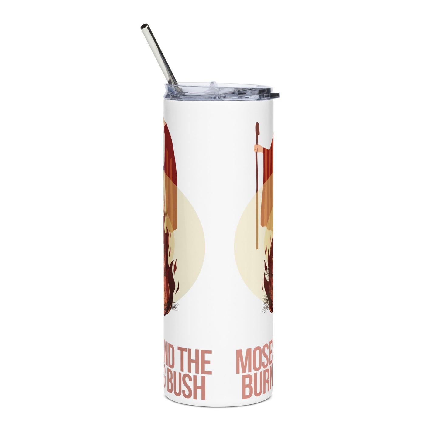 Moses and the Burning Bush Stainless Steel Tumbler