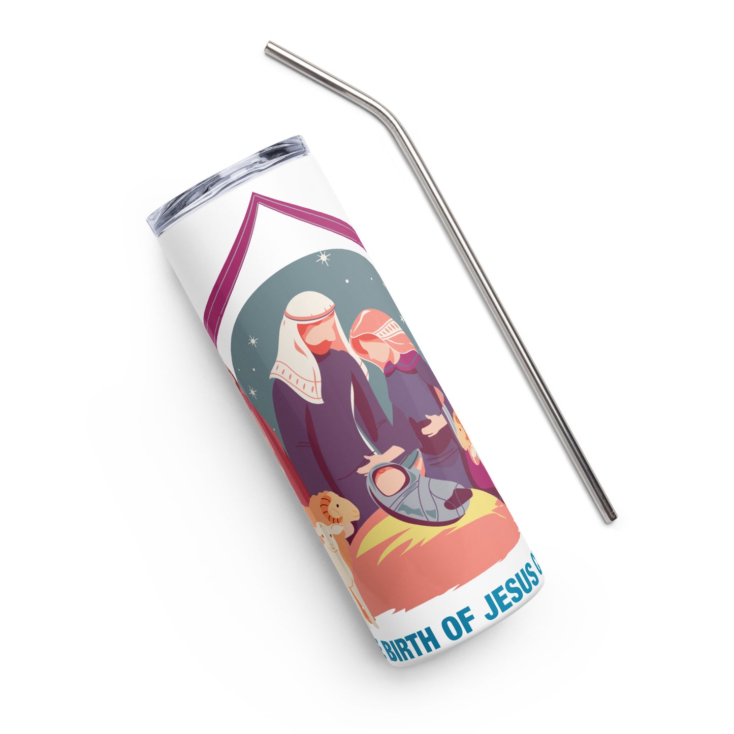 The Birth of Jesus Christ Stainless Steel Tumbler