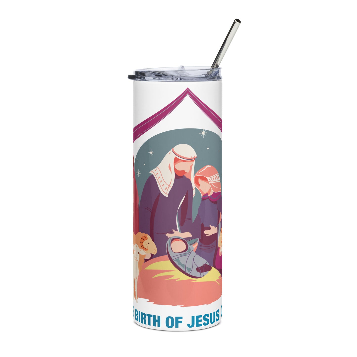 The Birth of Jesus Christ Stainless Steel Tumbler