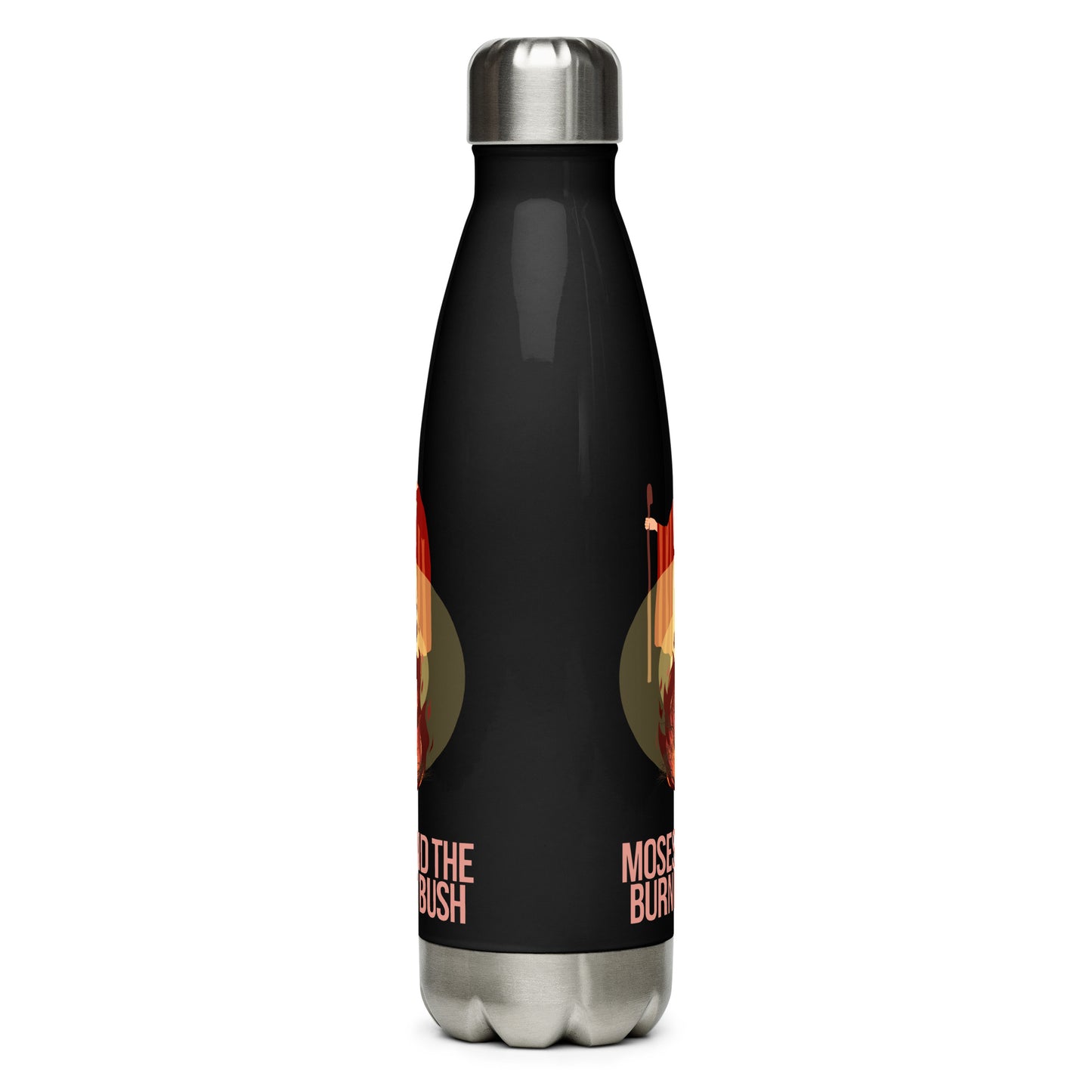 Moses and the Burning Bush Stainless Steel Water Bottle