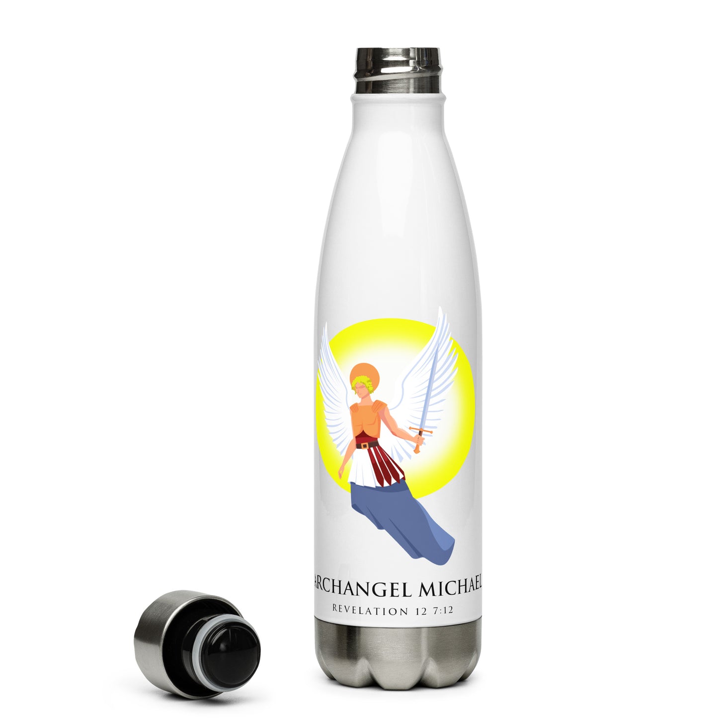 Archangel Michael Stainless Steel Water Bottle