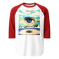 Jesus Wept Men's 3/4 Sleeve Raglan Shirt