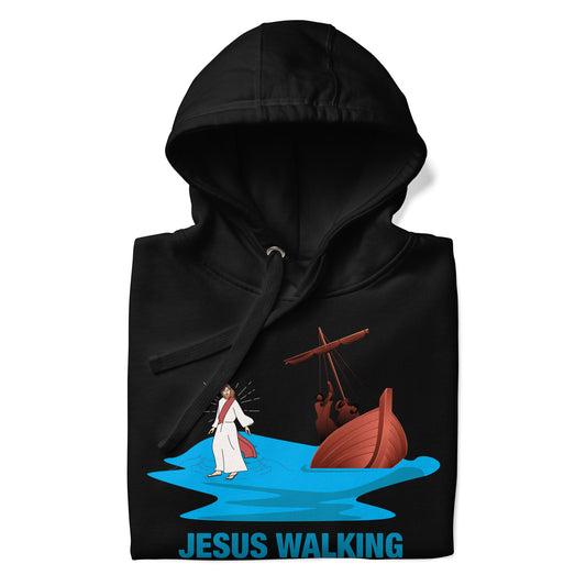 Jesus Walking on Water Men's Hoodie