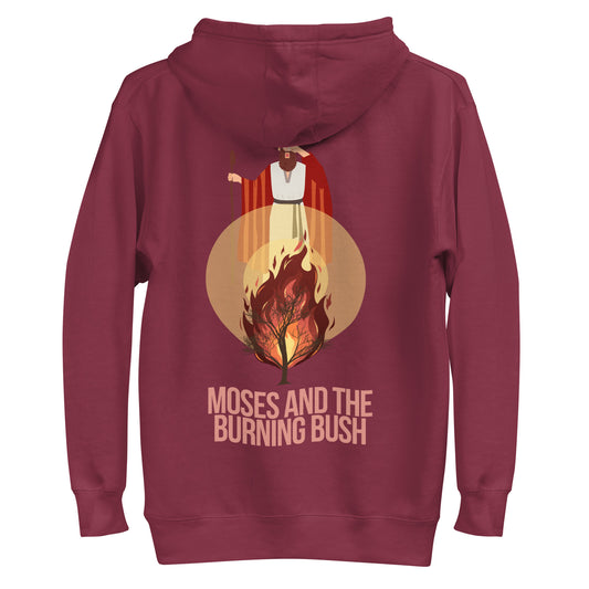 Moses and the Burning Bush Men's Hoodie
